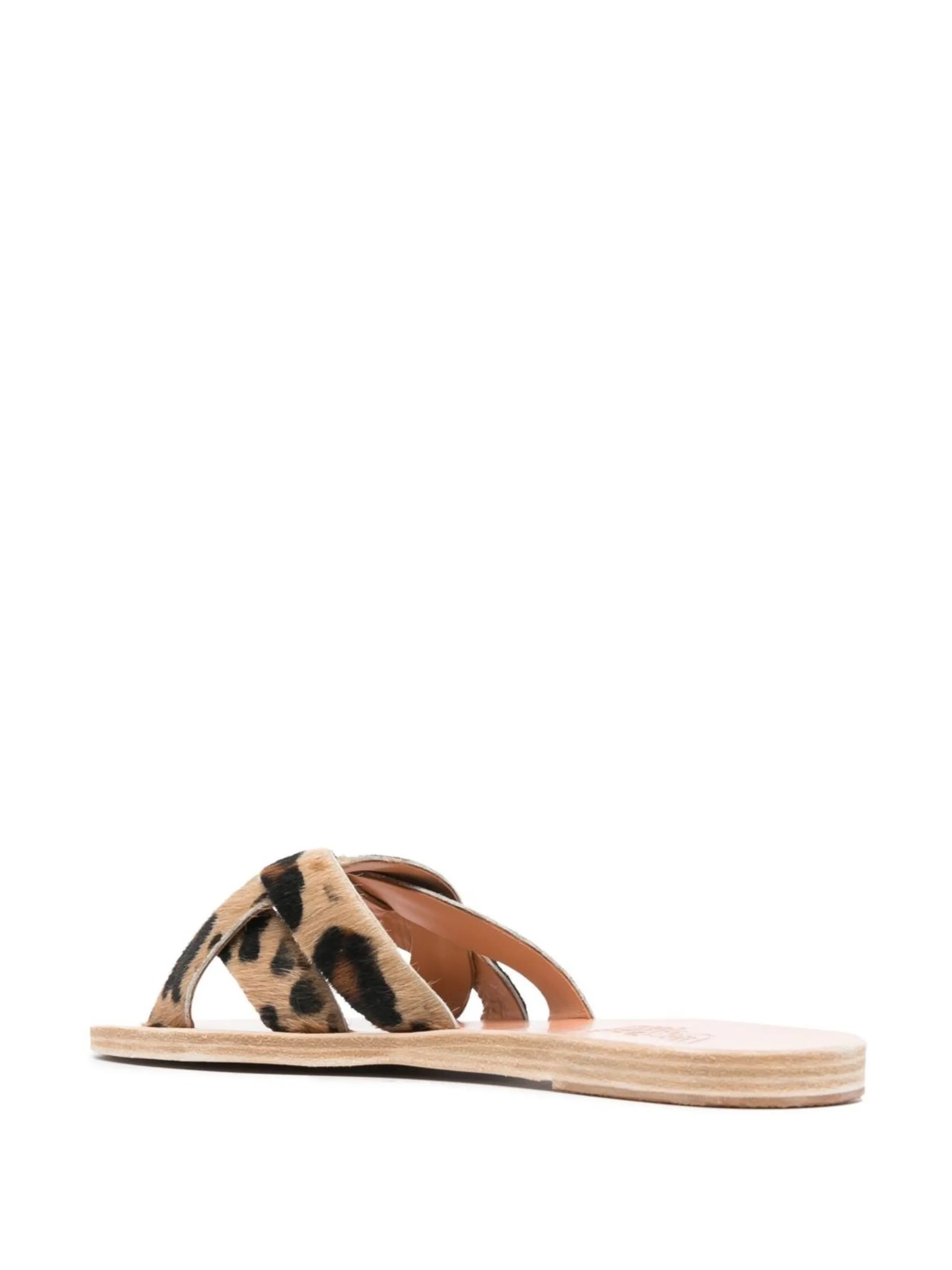 open-toe leather sandals