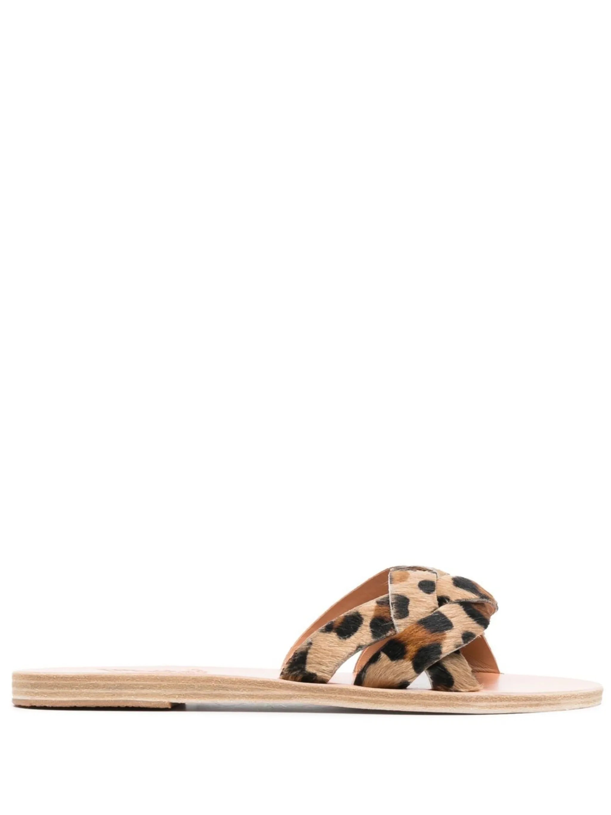 open-toe leather sandals
