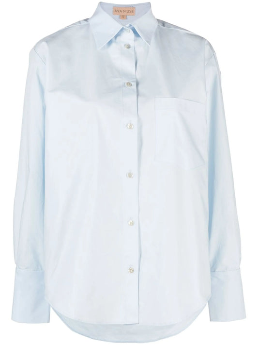 cotton button-up shirt