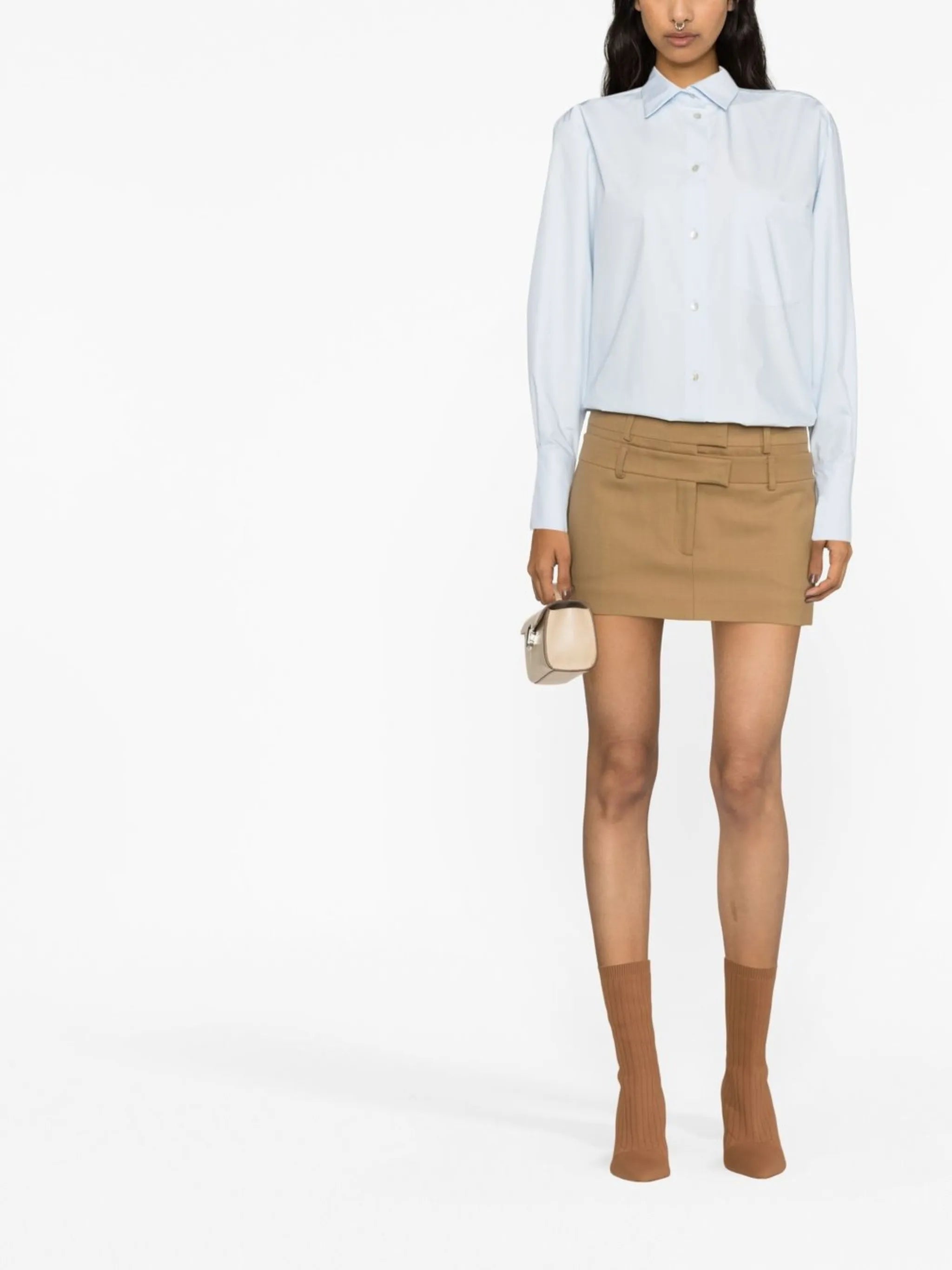 cotton button-up shirt