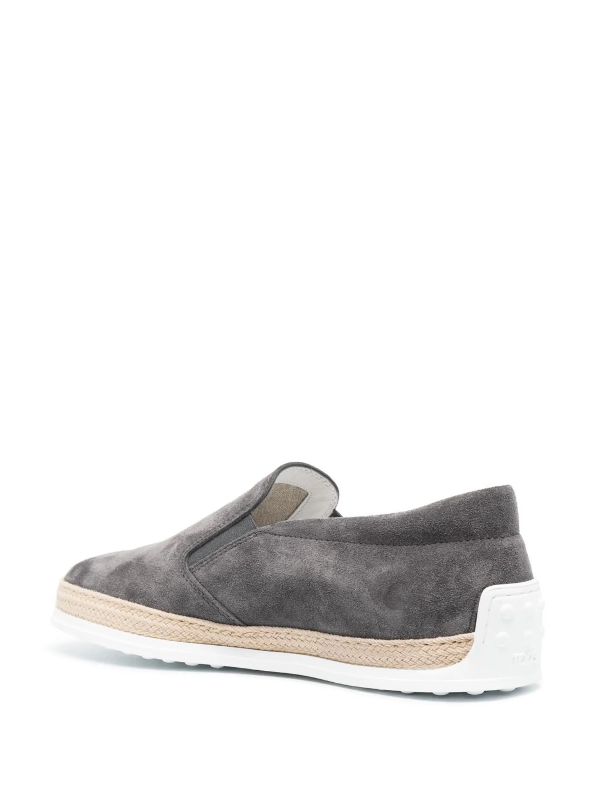 suede slip-on loafers
