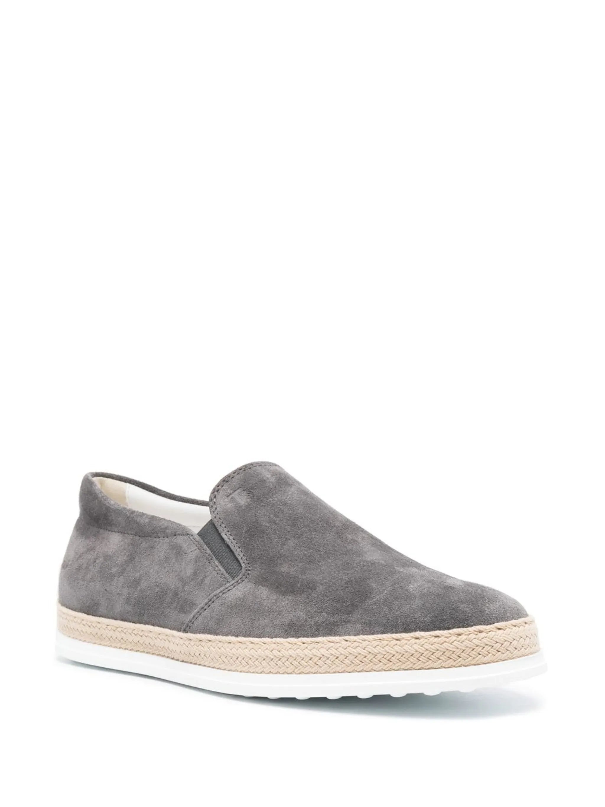 suede slip-on loafers