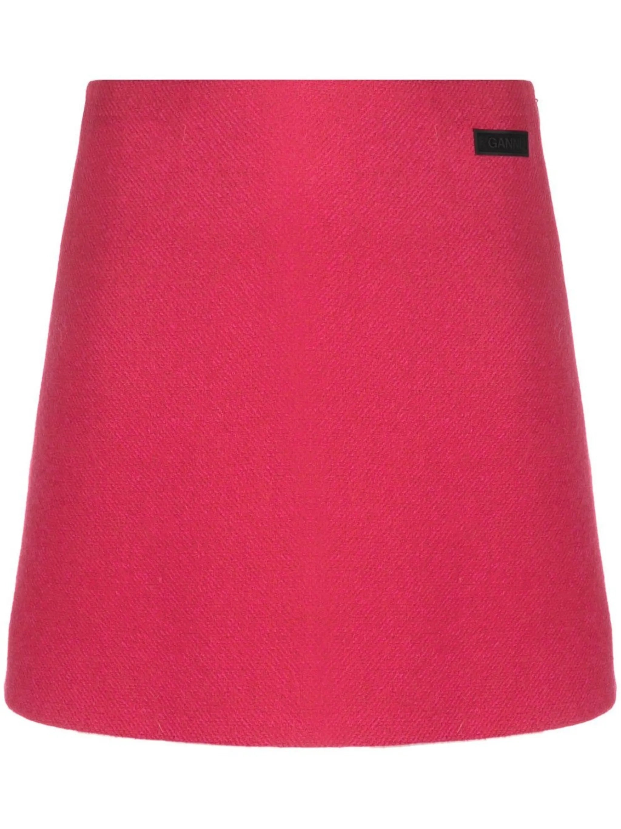 logo-patch pencil skirt