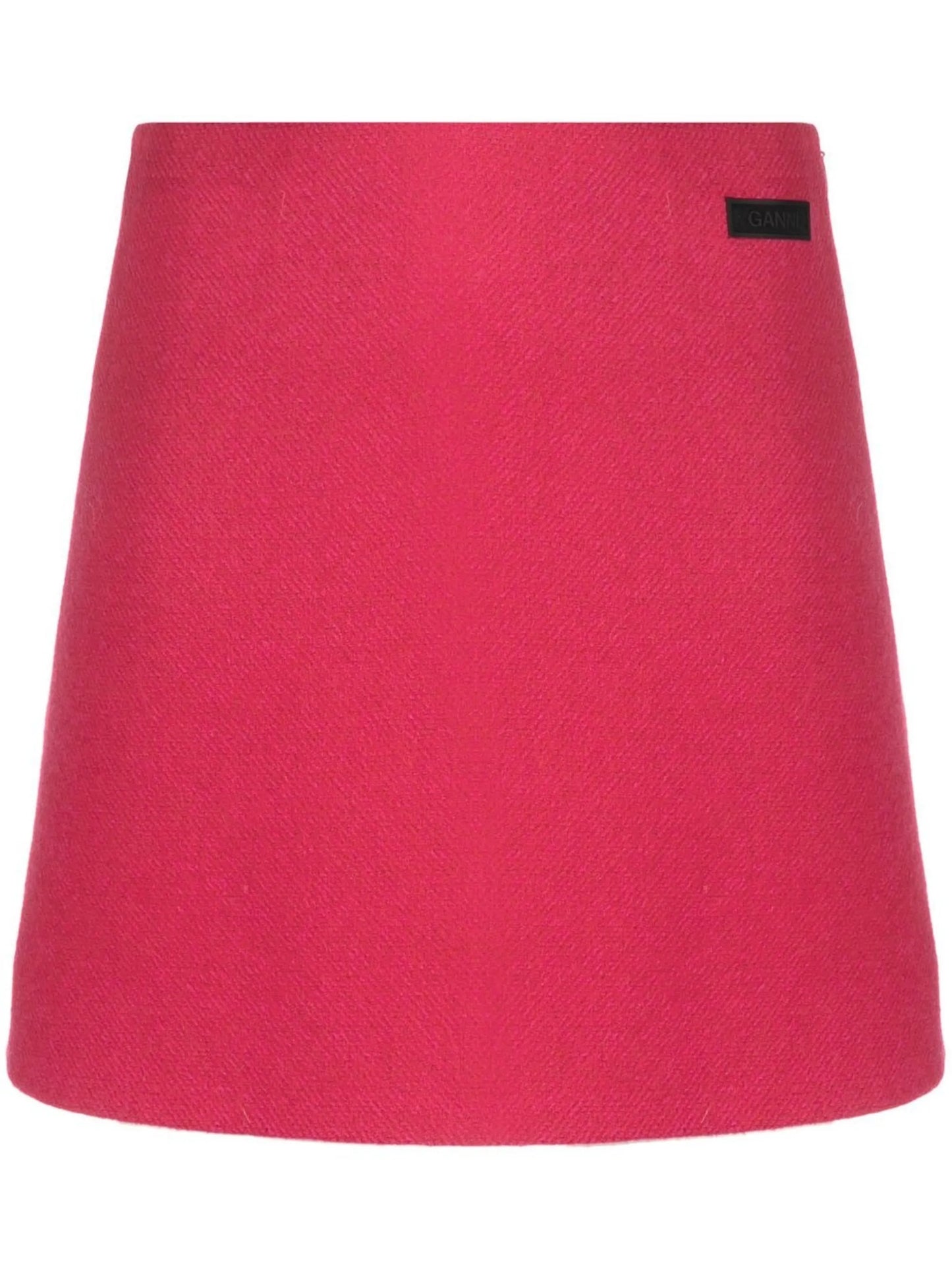 logo-patch pencil skirt
