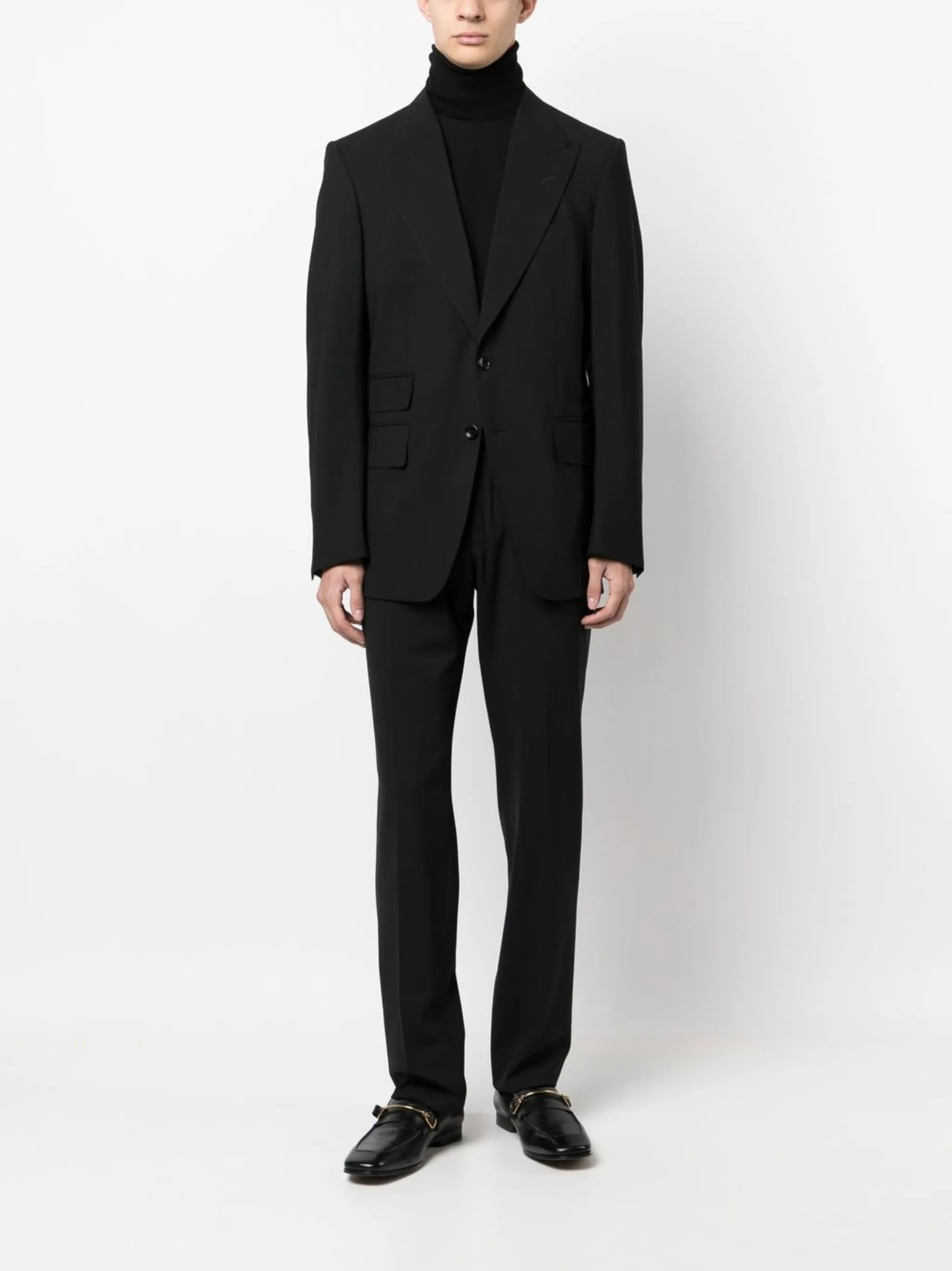 Shelton bi-stretch single-breasted suit