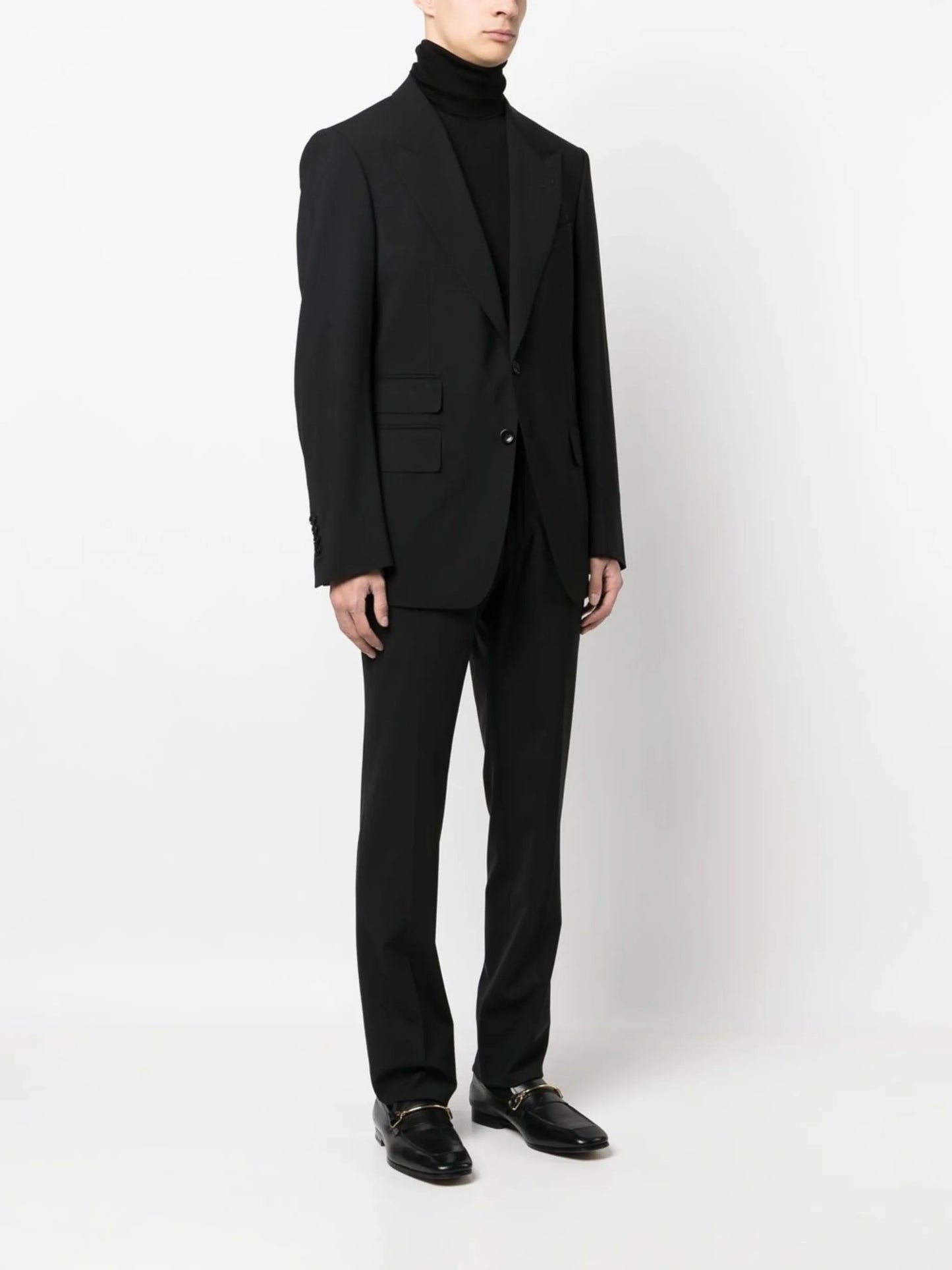 Shelton bi-stretch single-breasted suit