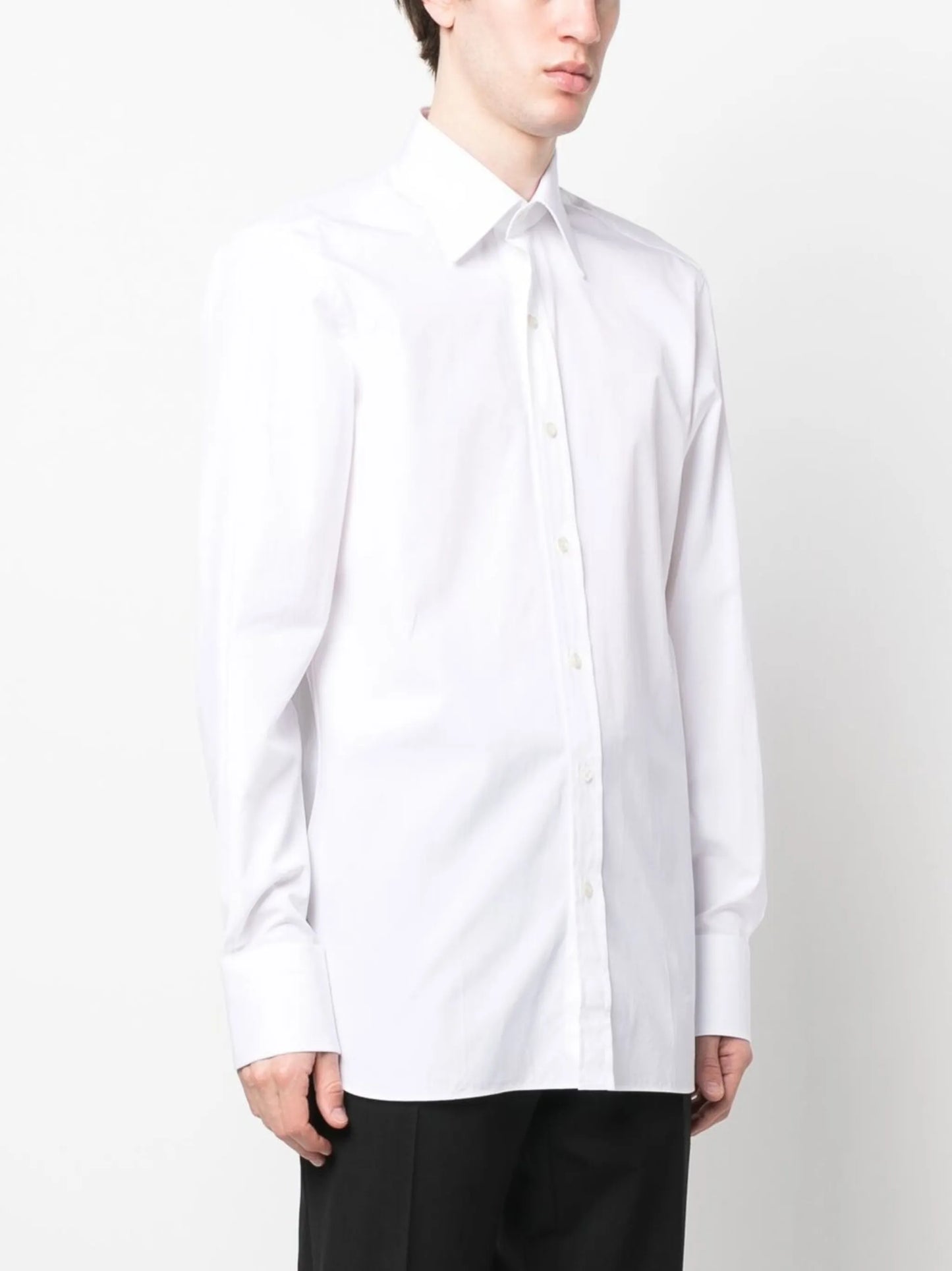 long-sleeve cotton shirt