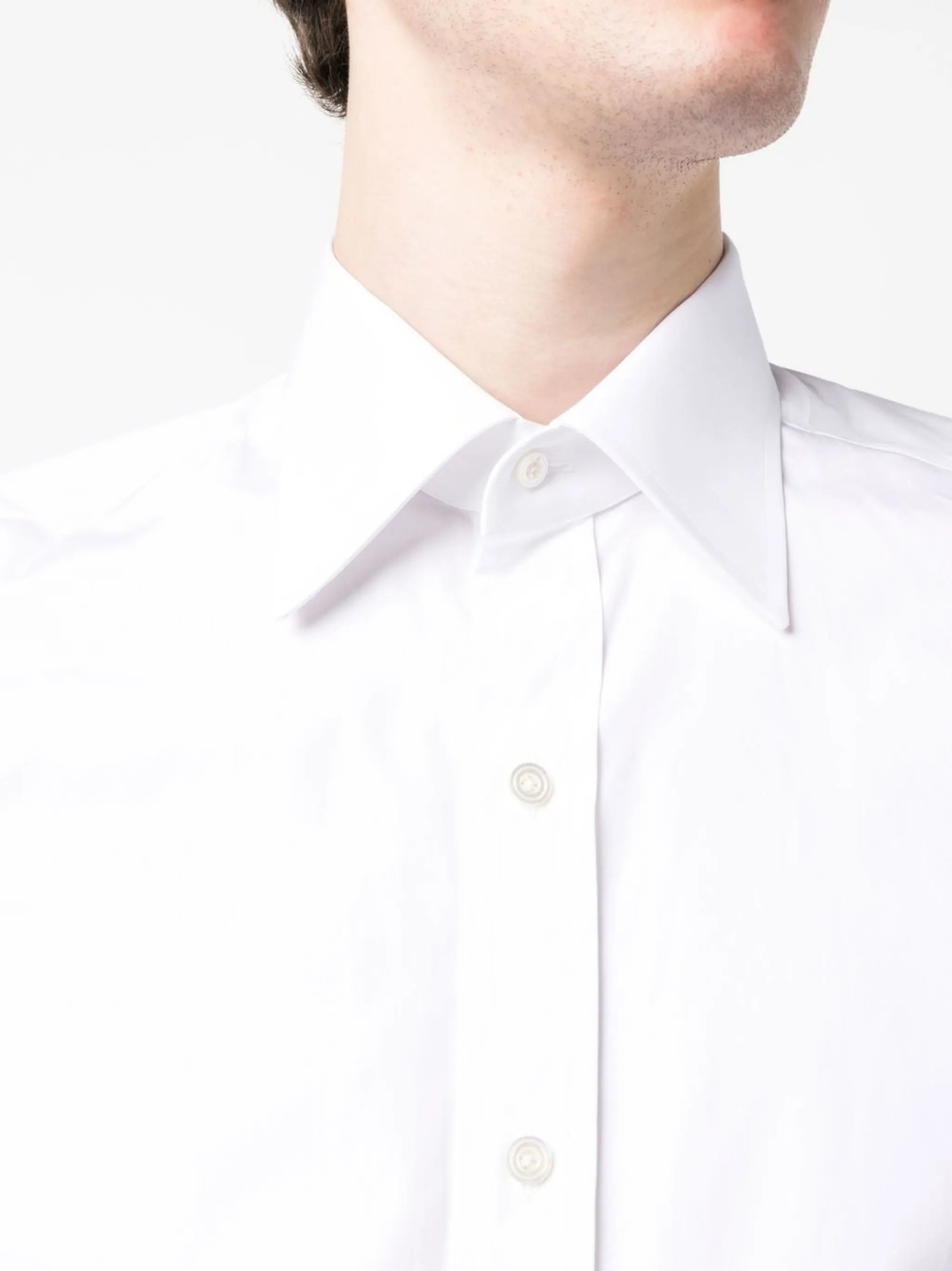 long-sleeve cotton shirt