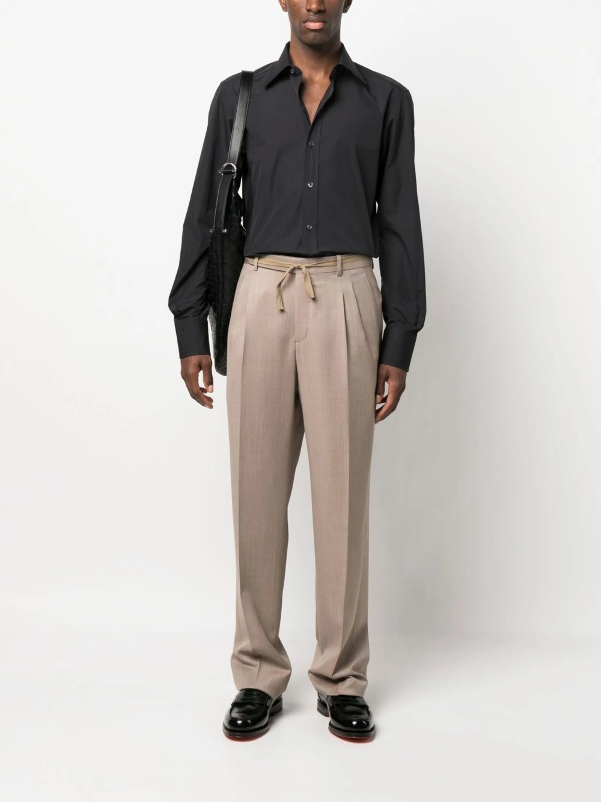long-sleeve cotton shirt