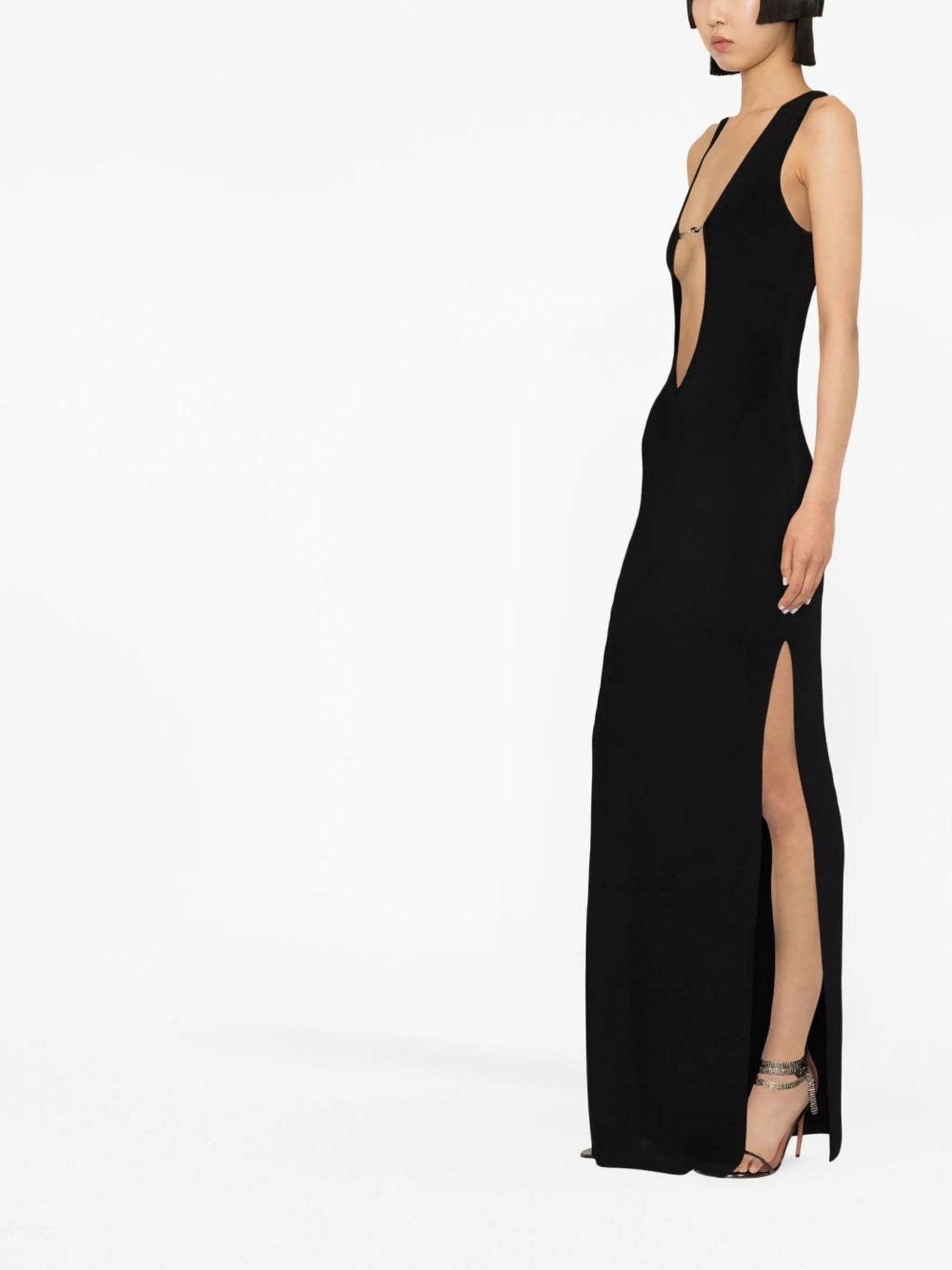 V-neck dress