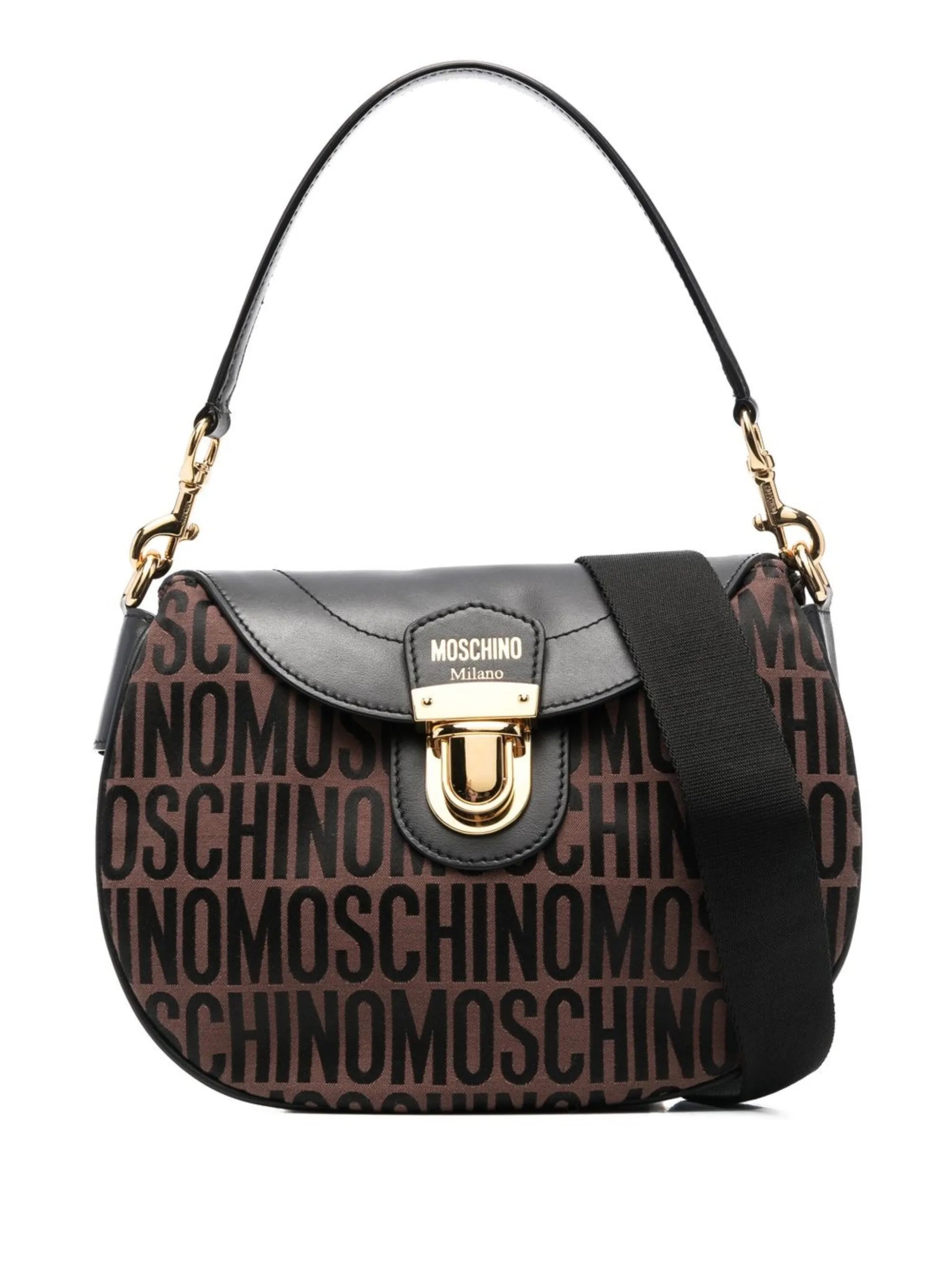 logo stamp monogram shoulder bag