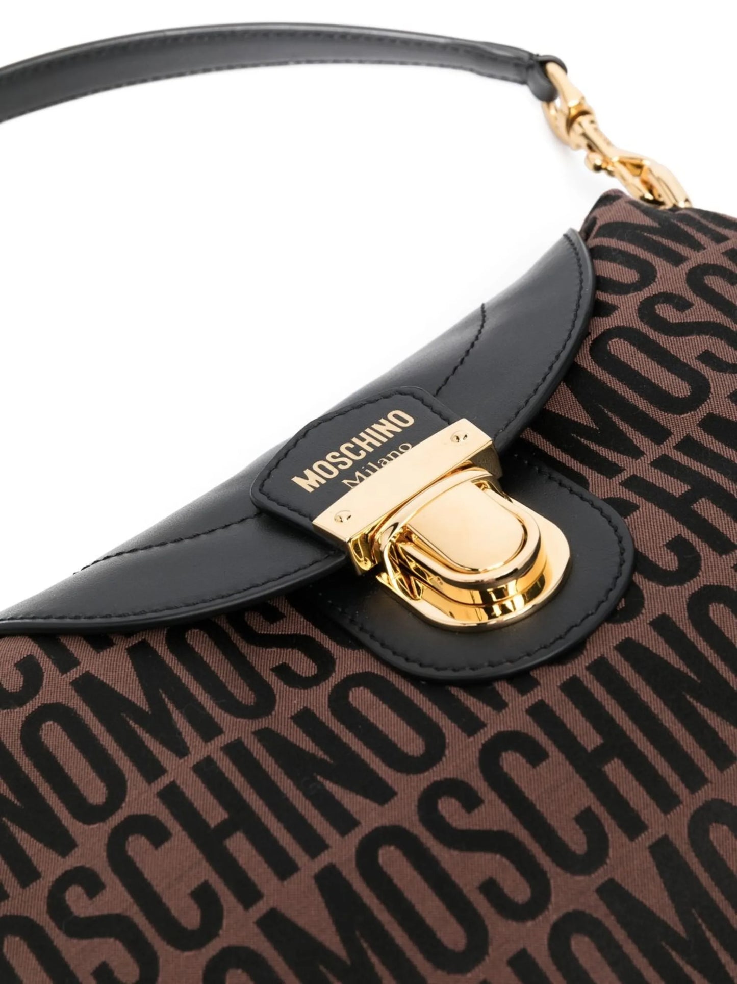 logo stamp monogram shoulder bag