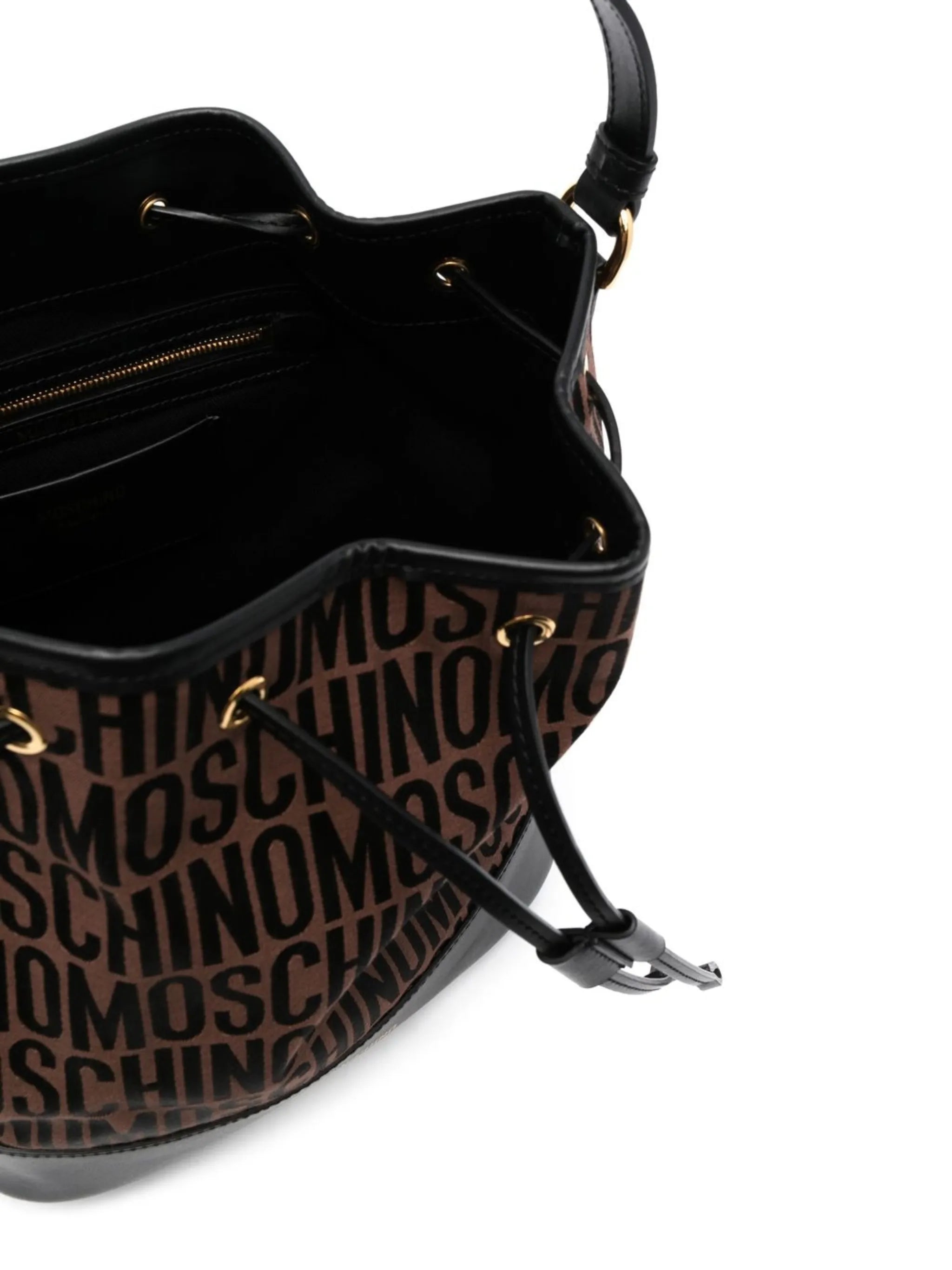 logo-motif bucket bag