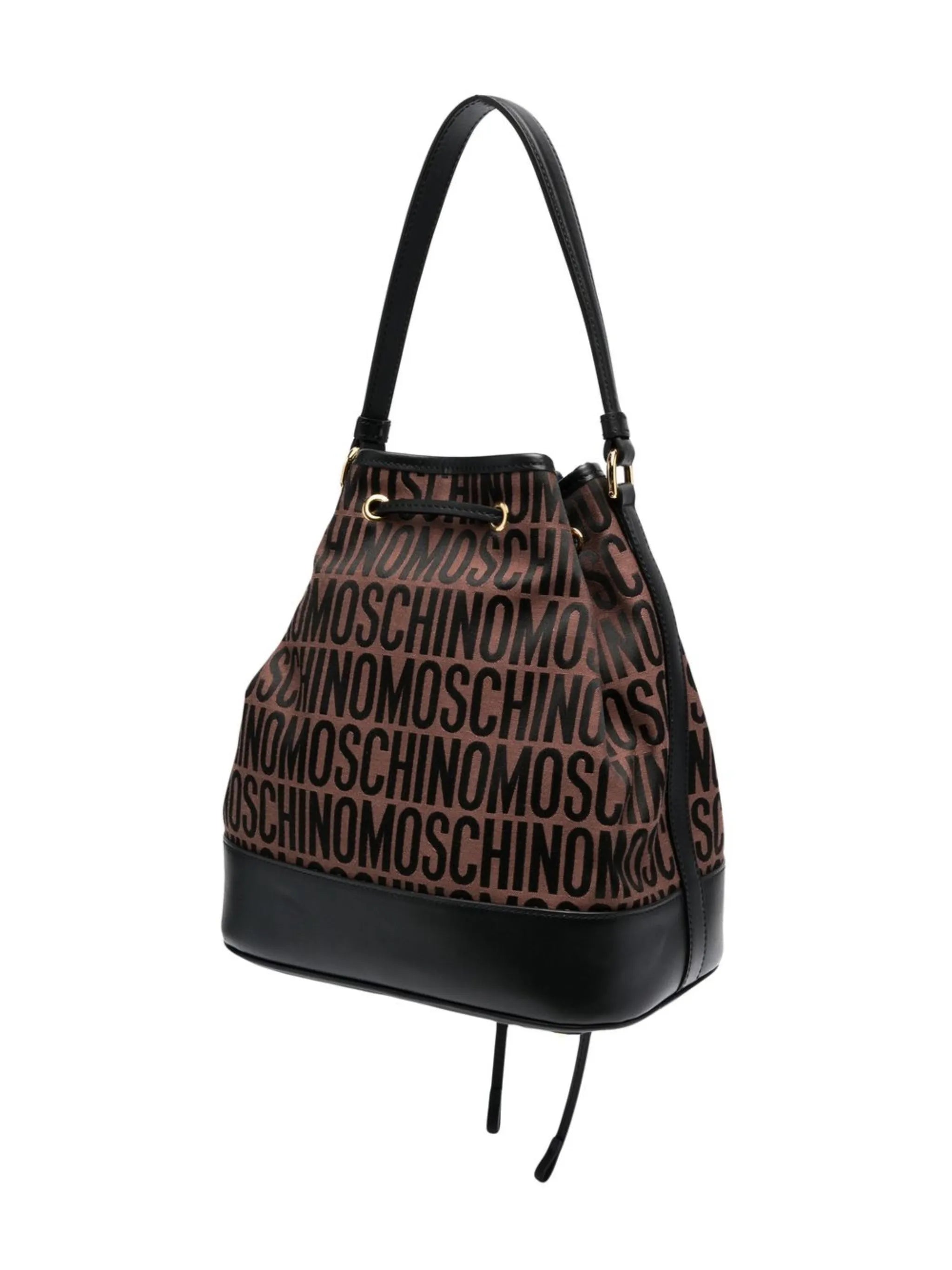 logo-motif bucket bag