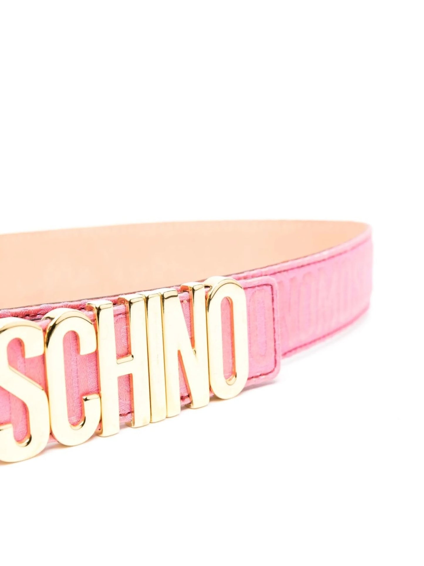 logo-detail leather belt