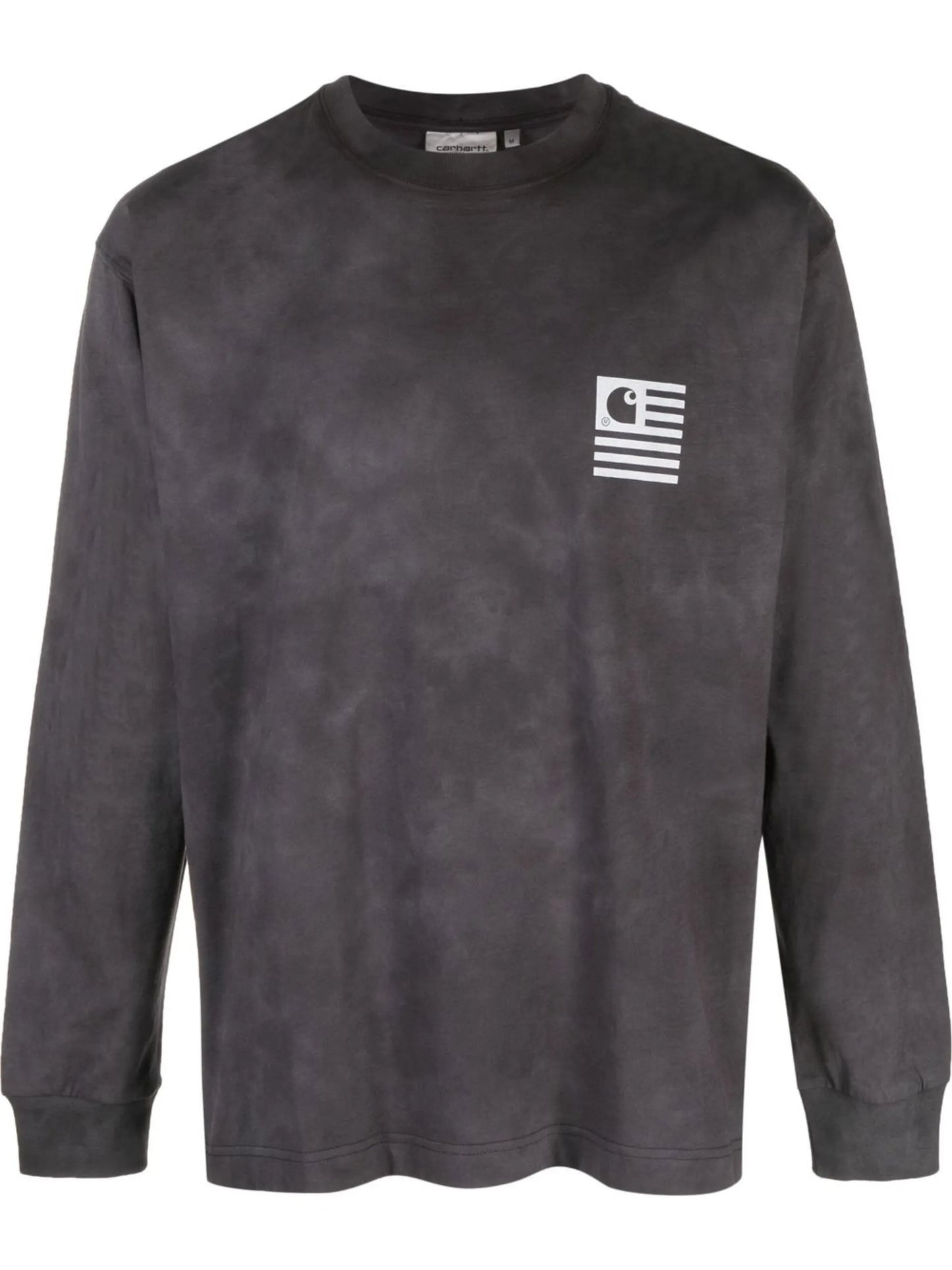 graphic-print long-sleeved T-shirt