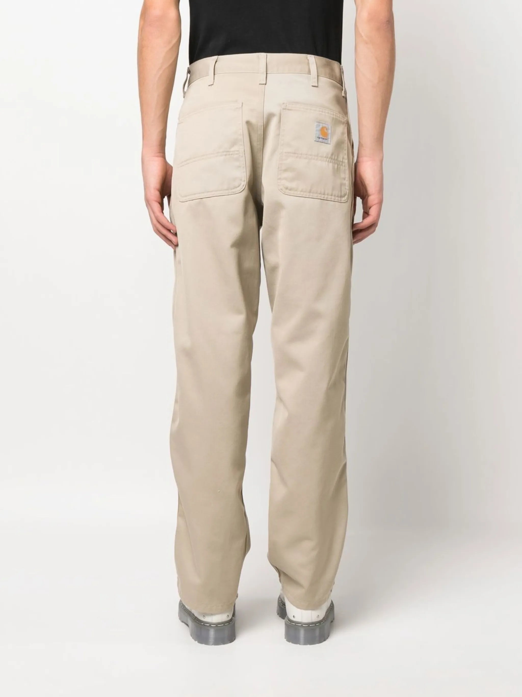 Simple straight-leg trousers