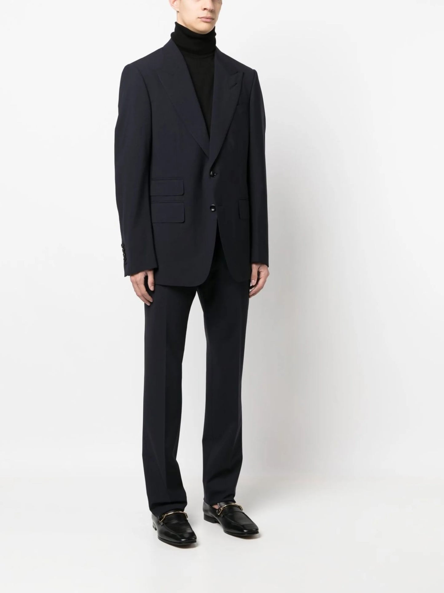Shelton bi-stretch single-breasted suit