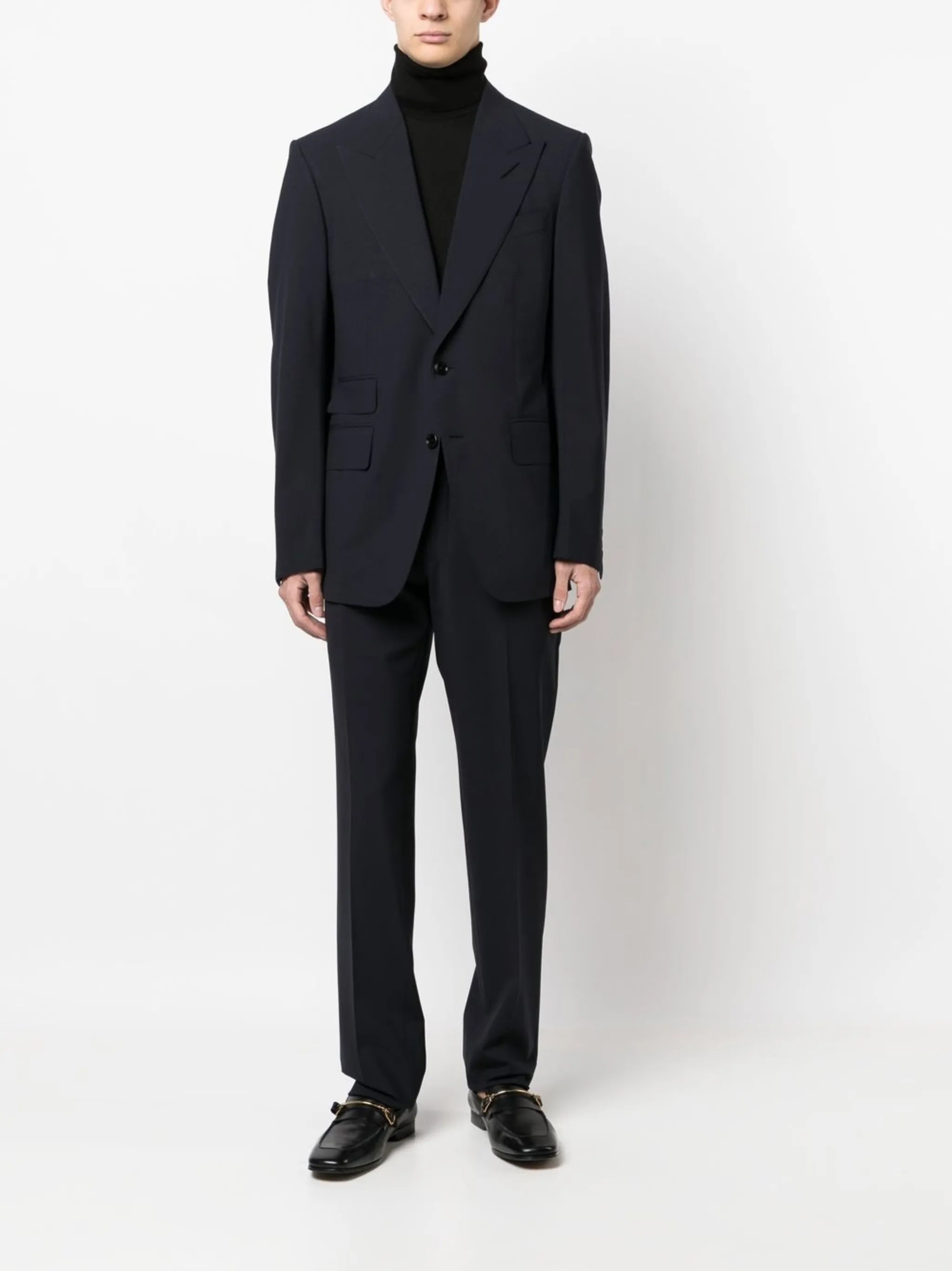 Shelton bi-stretch single-breasted suit