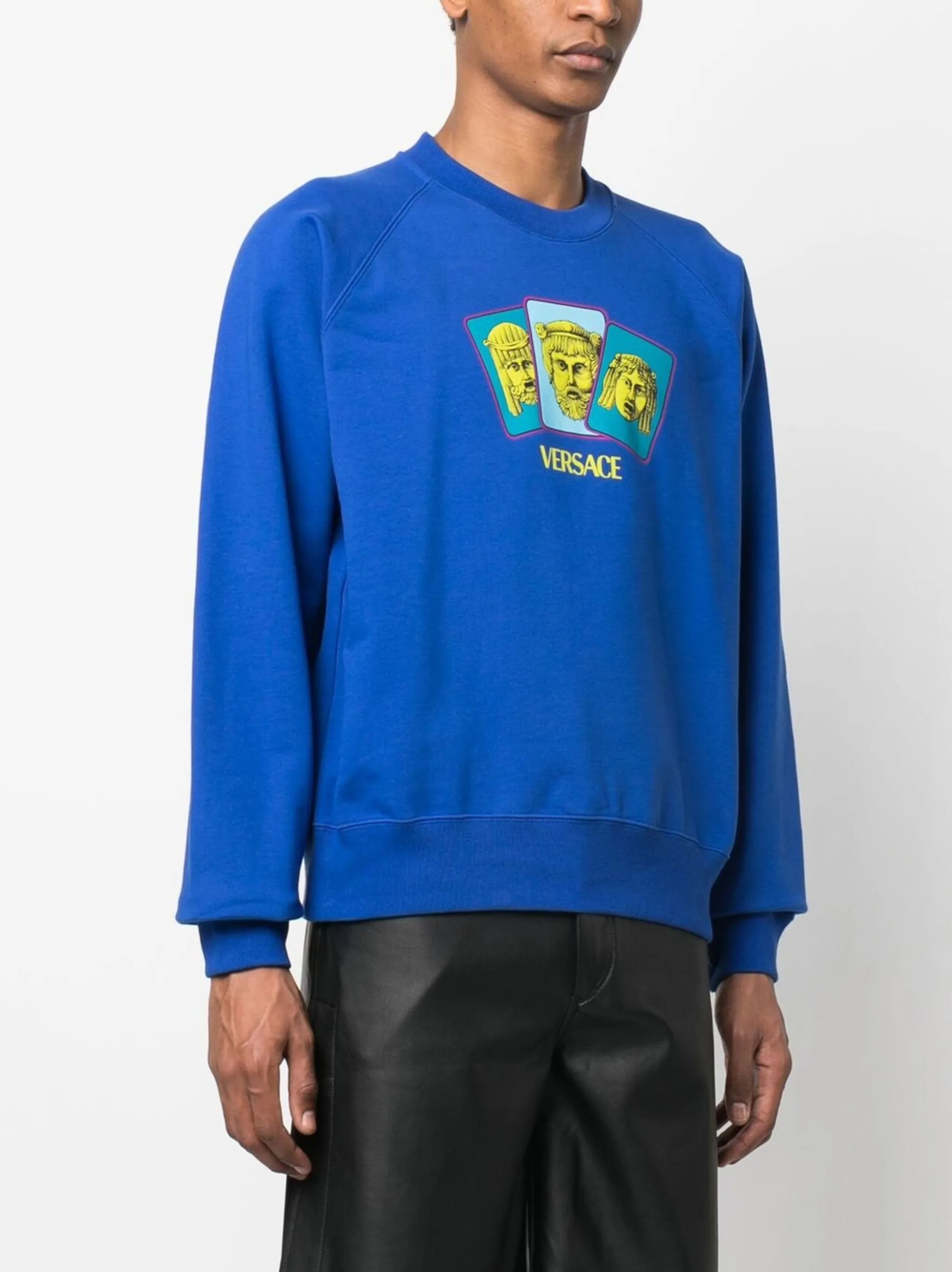 logo-print cotton sweatshirt
