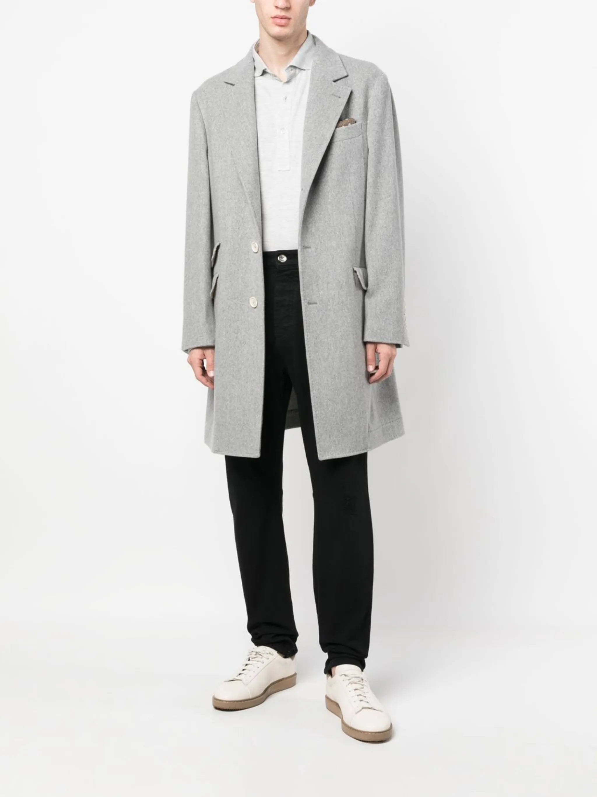 logo-embroidered straight-leg jeans