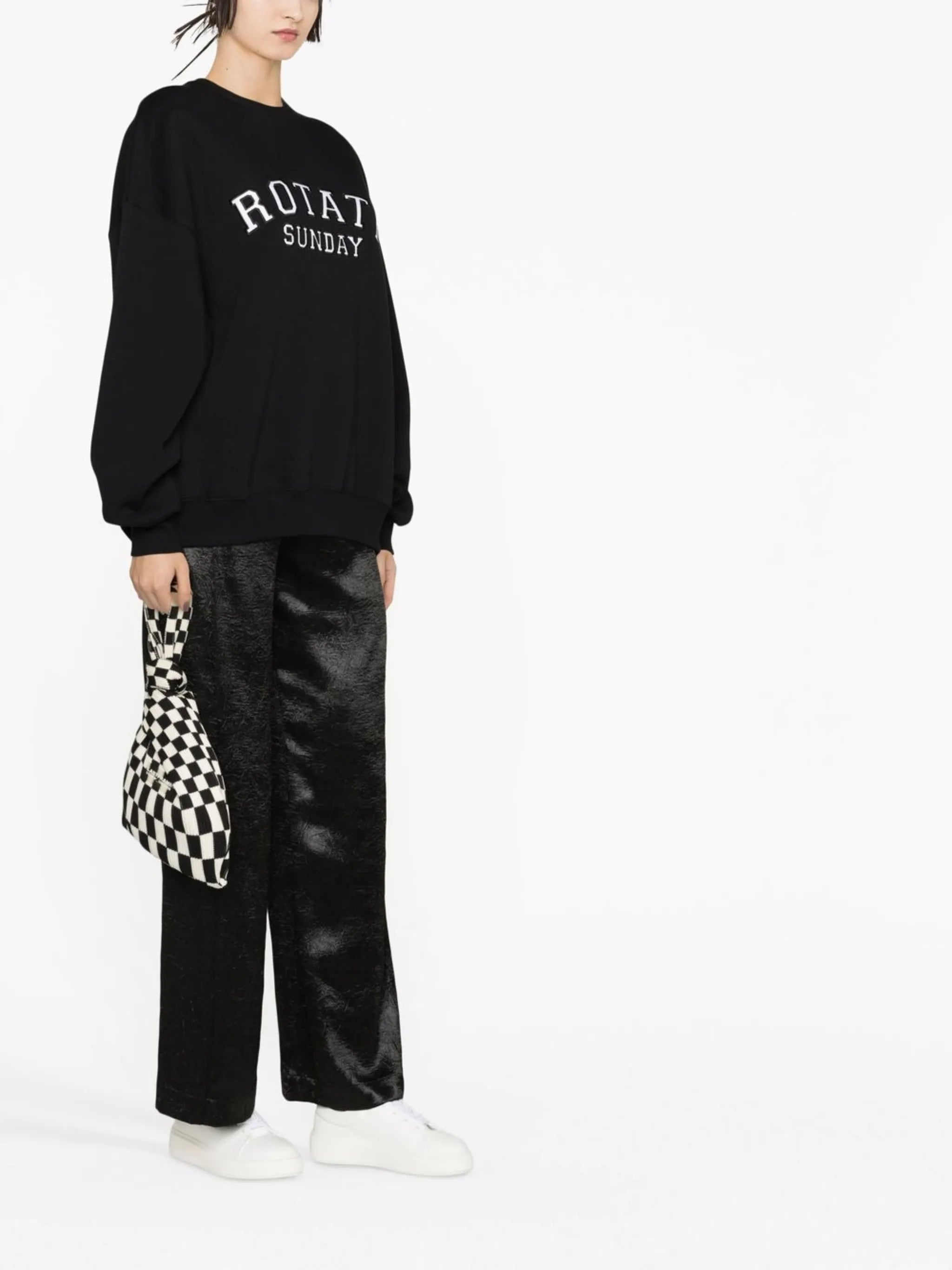 appliqué-logo sweatshirt