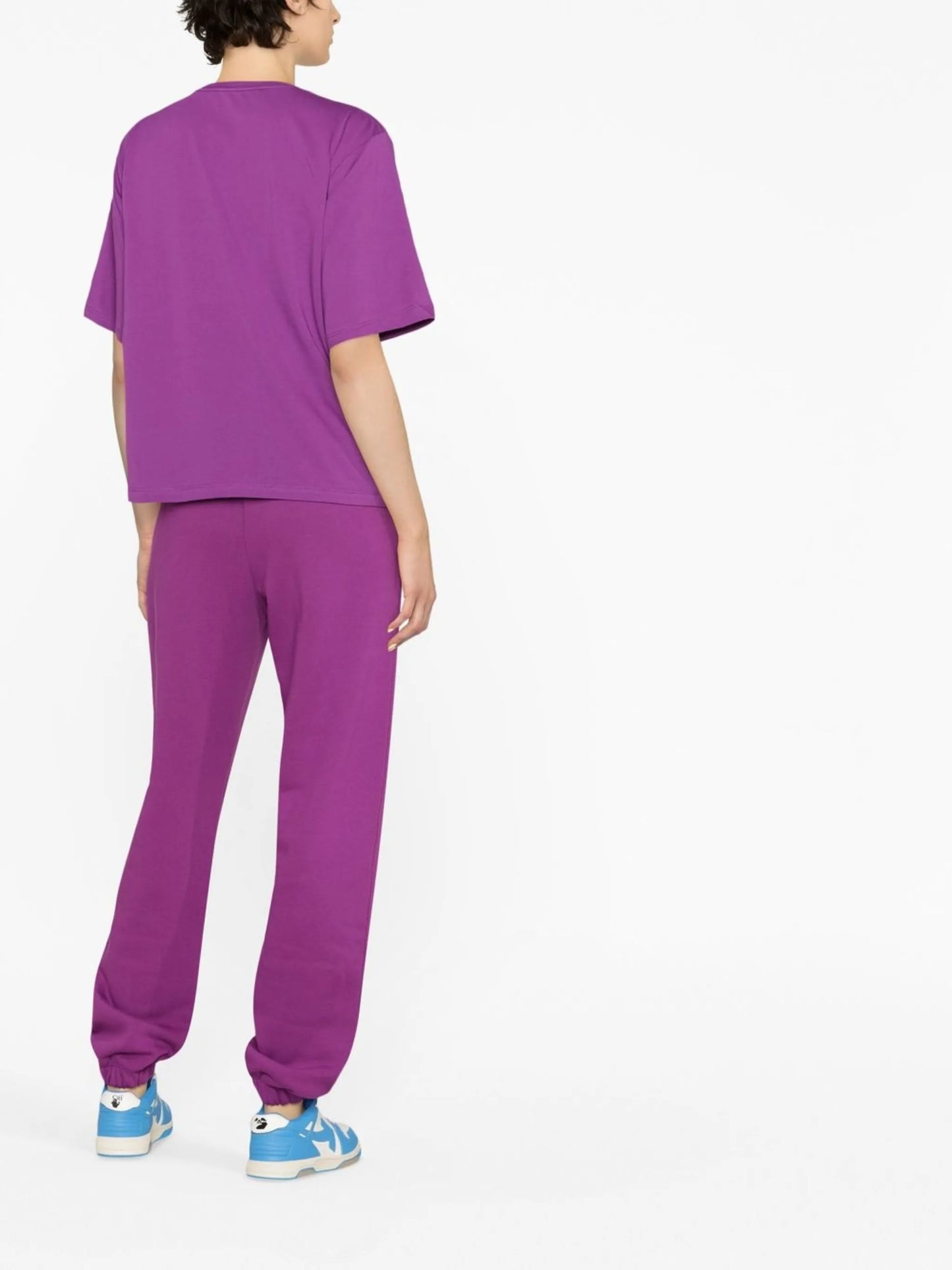 graphic-print track pants