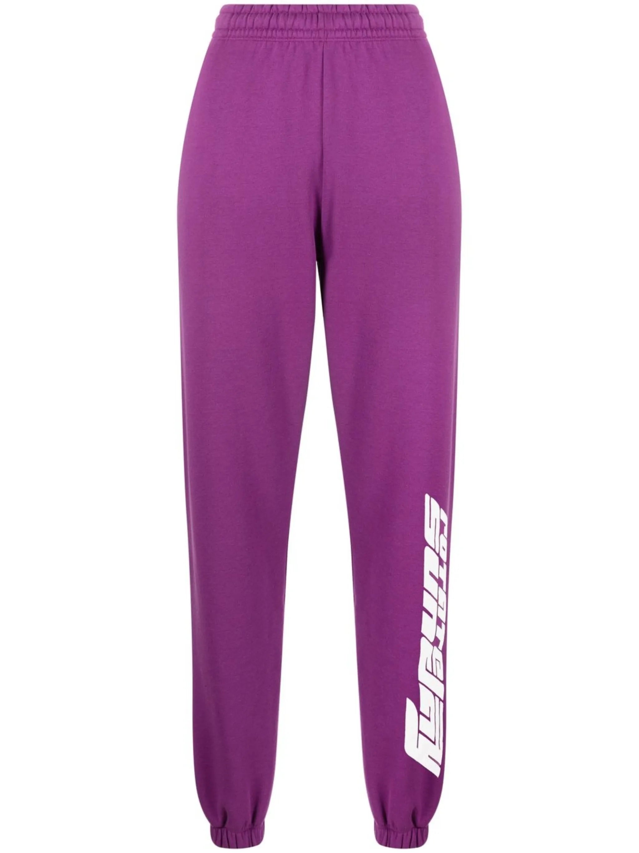 graphic-print track pants