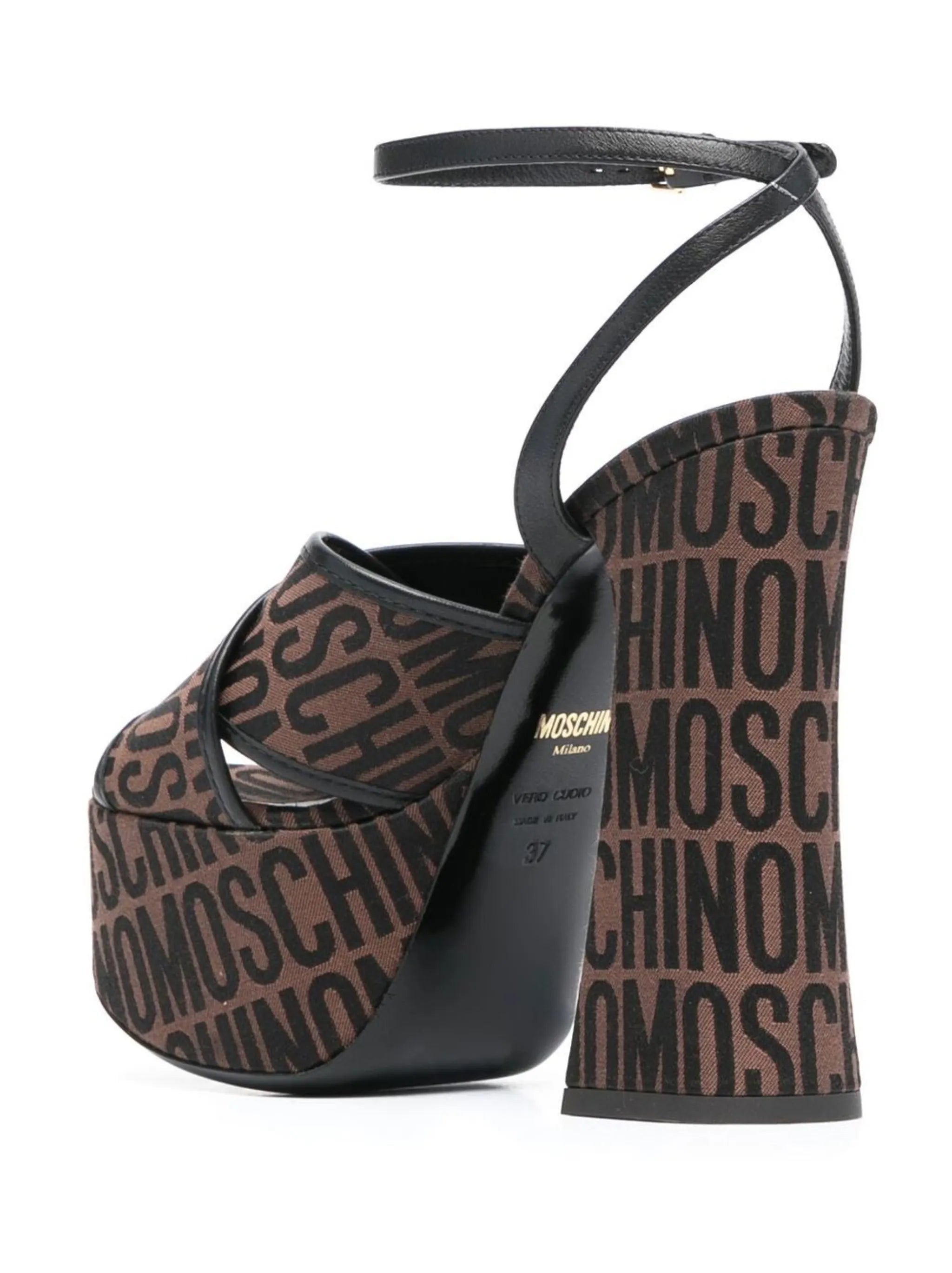 145mm logo-print platform sandals