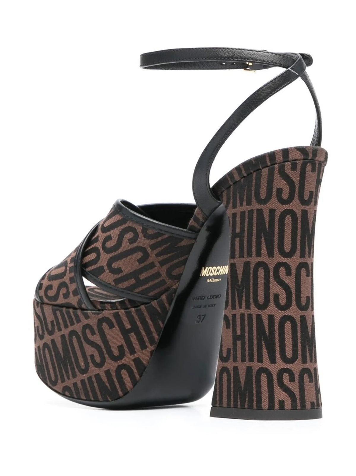 145mm logo-print platform sandals