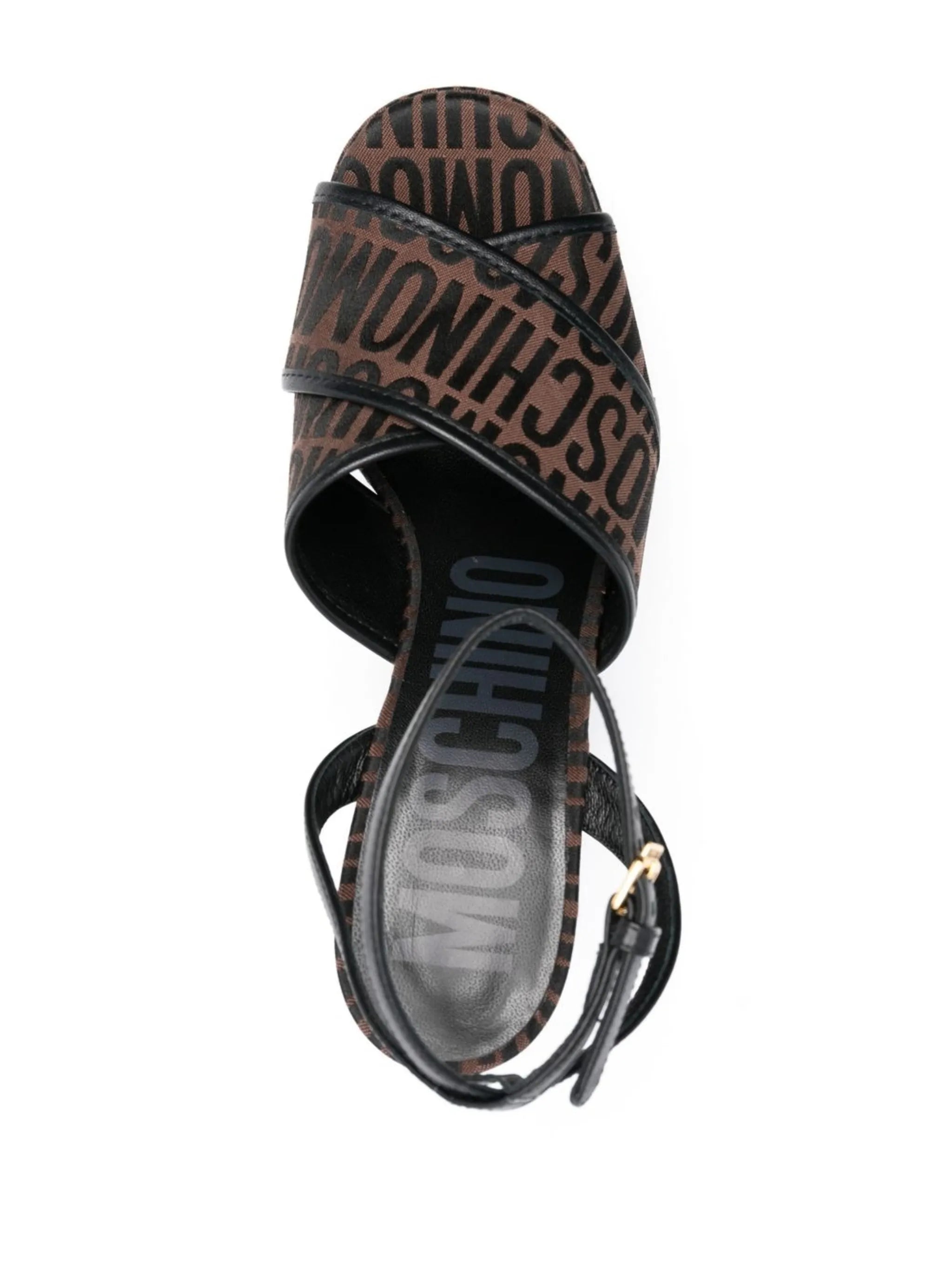 145mm logo-print platform sandals