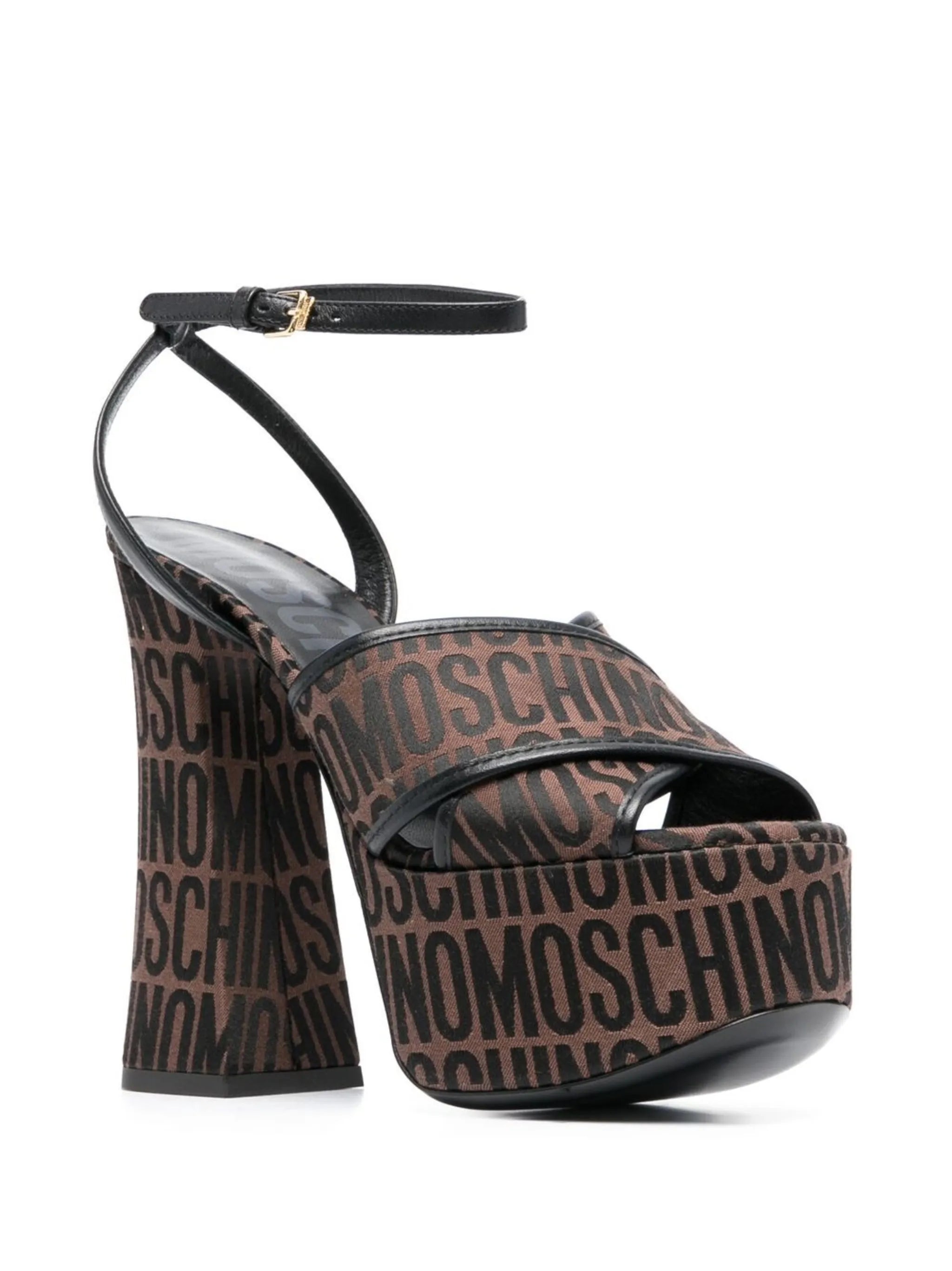 145mm logo-print platform sandals