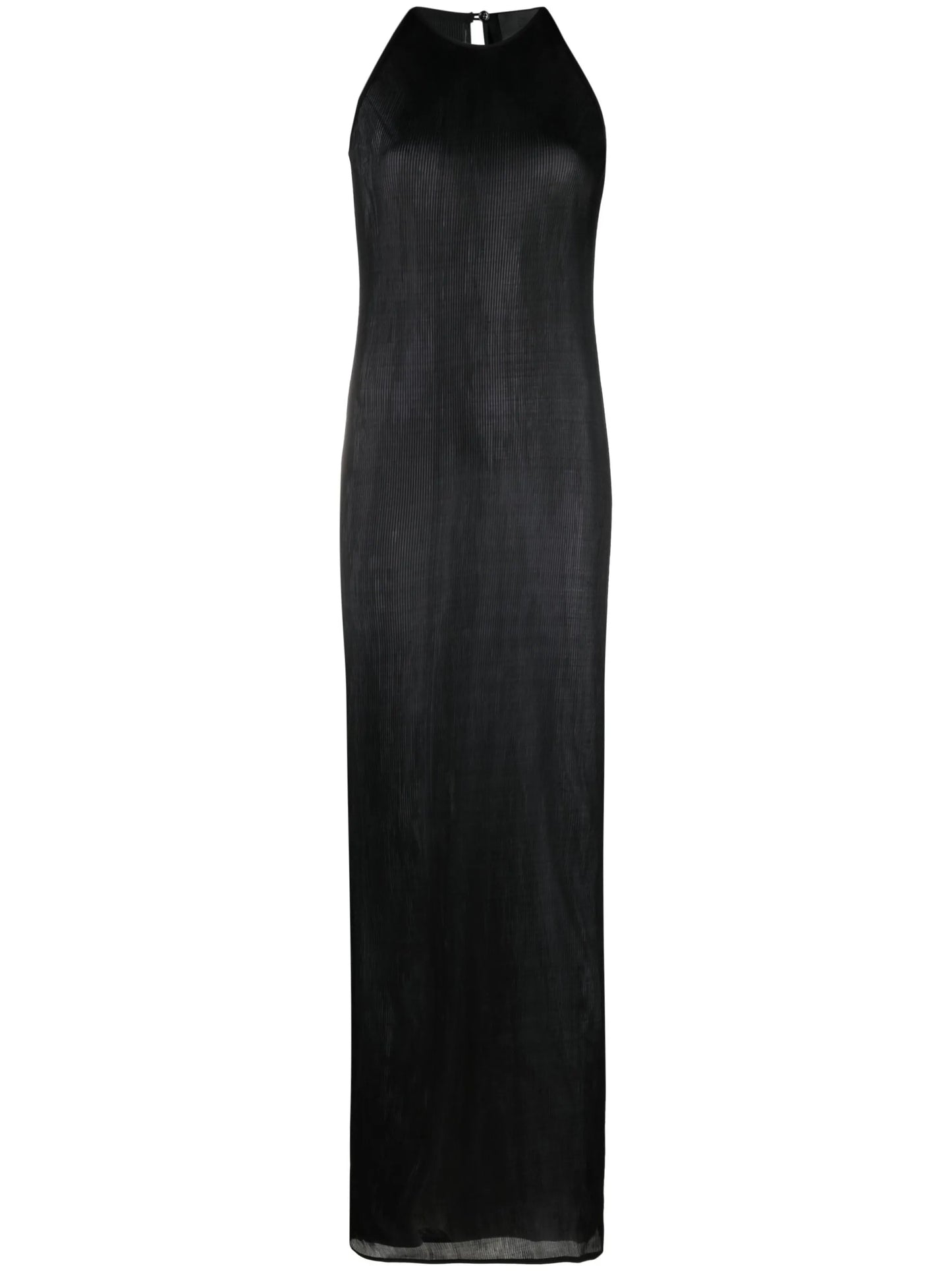 ribbed-knit sleeveless dress