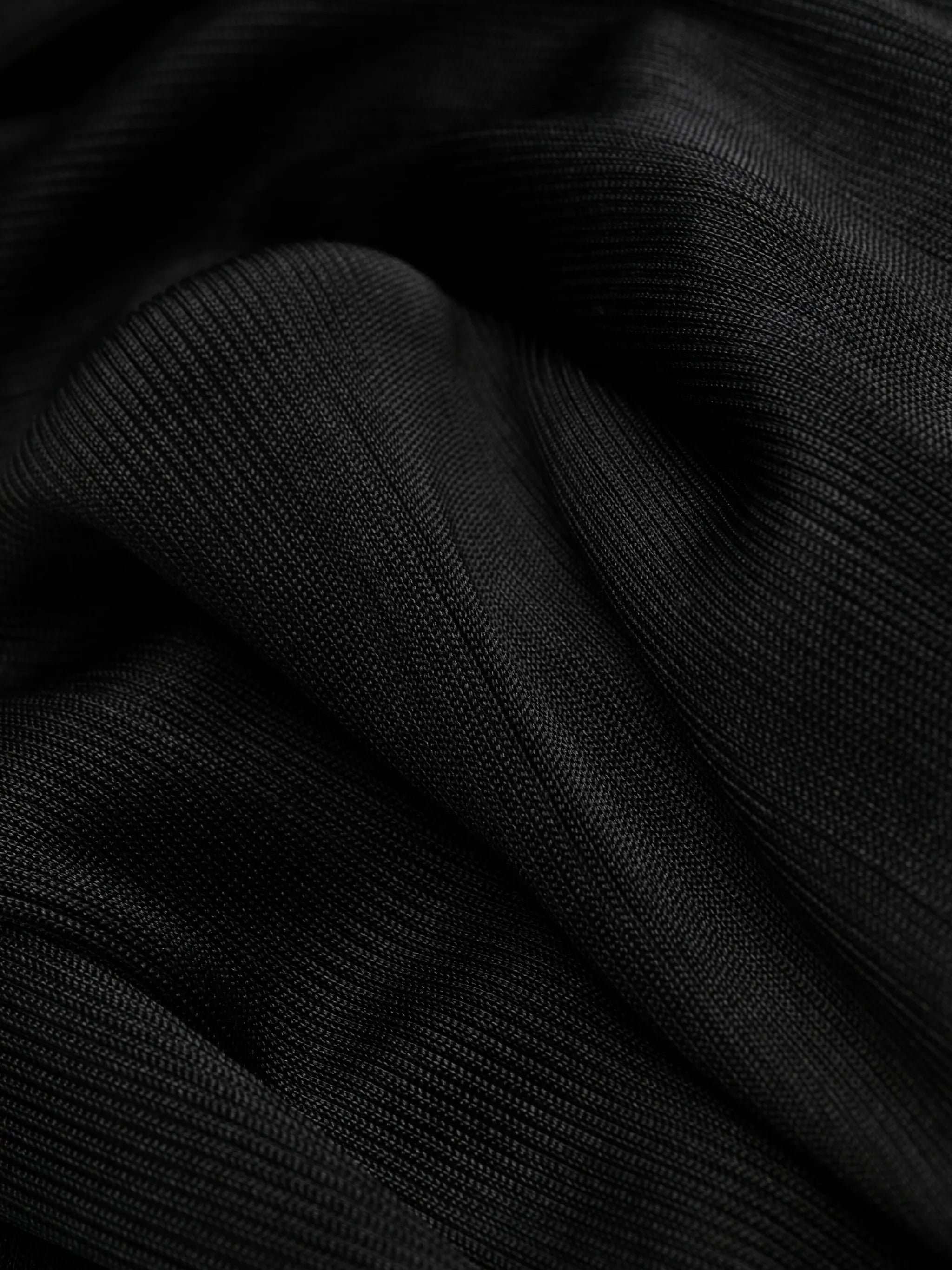 ribbed-knit sleeveless dress