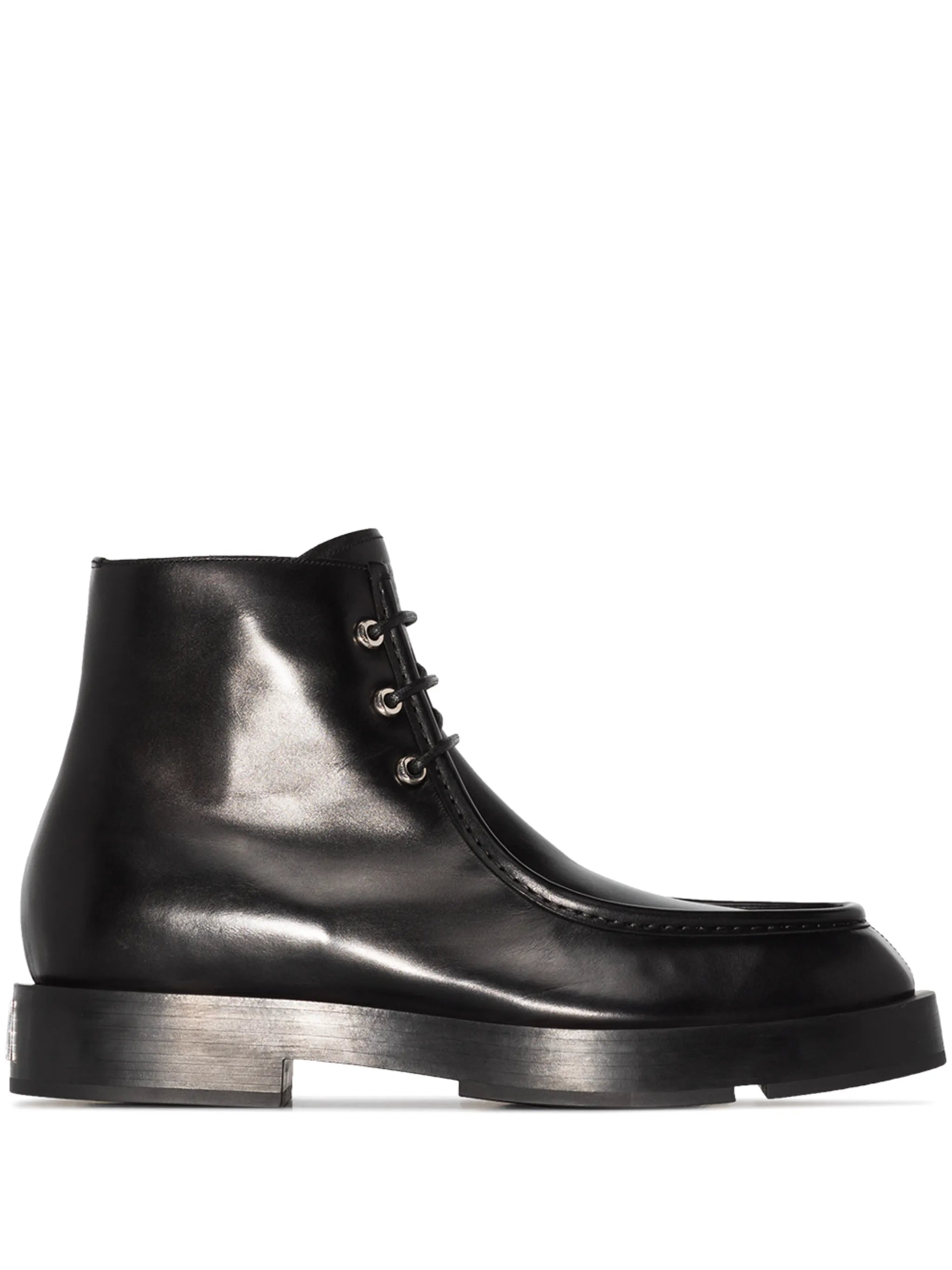 lace-up ankle boots
