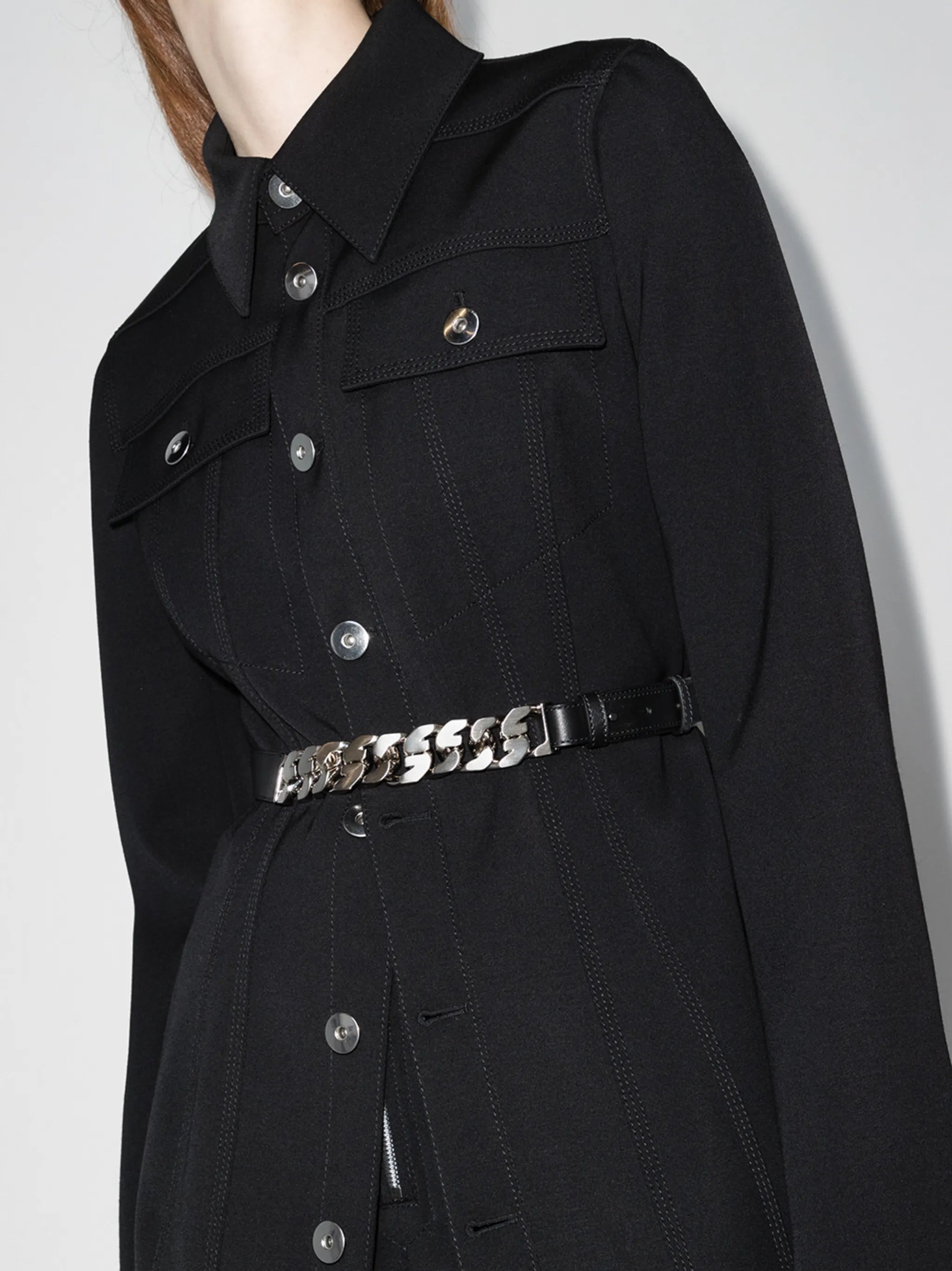 chain-link slim belt