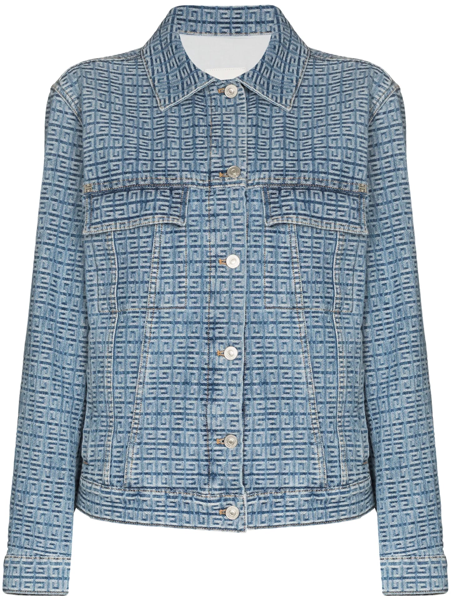 4G jacquard denim jacket