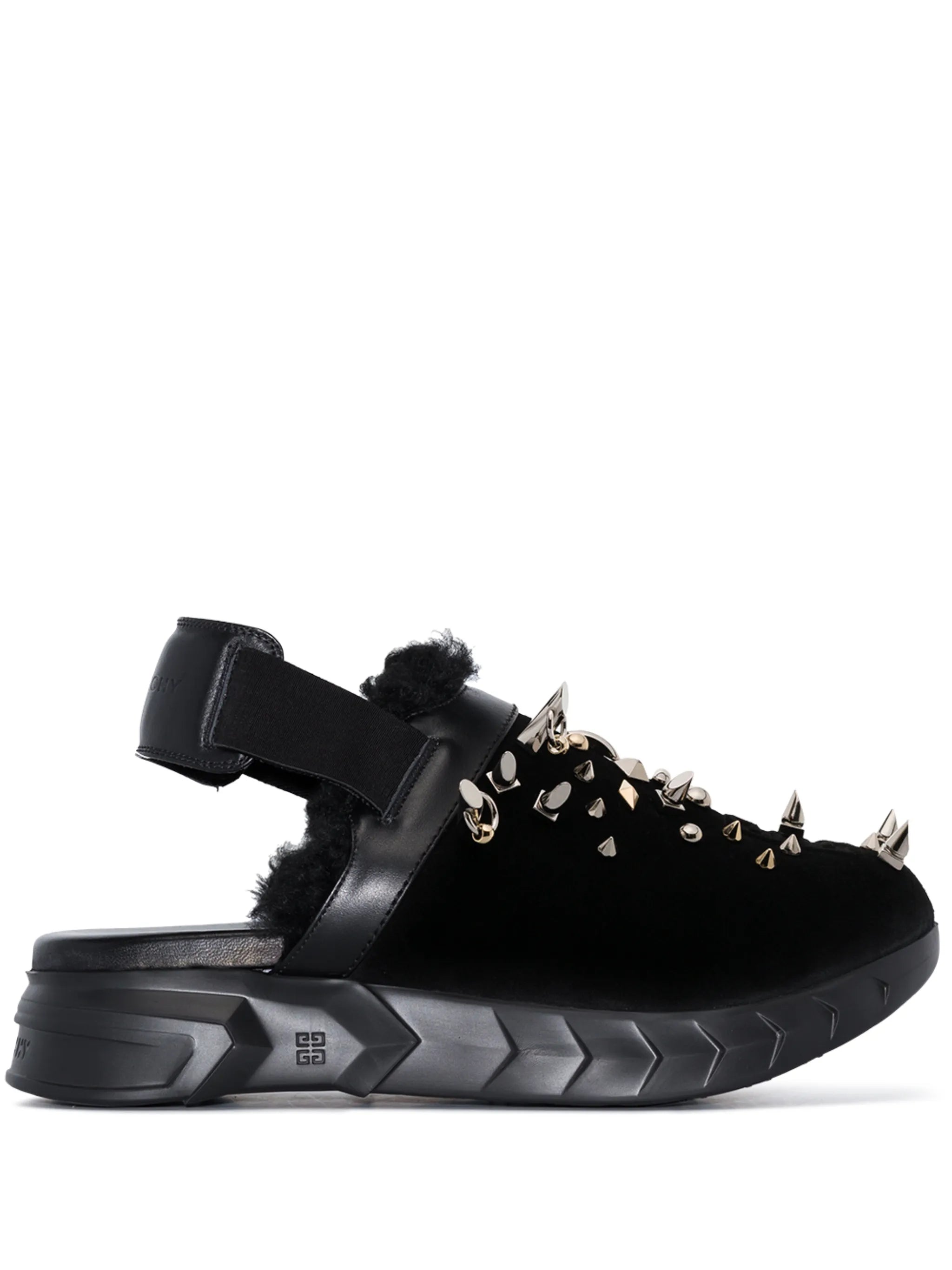 Marshmallow Spike slingback sandals