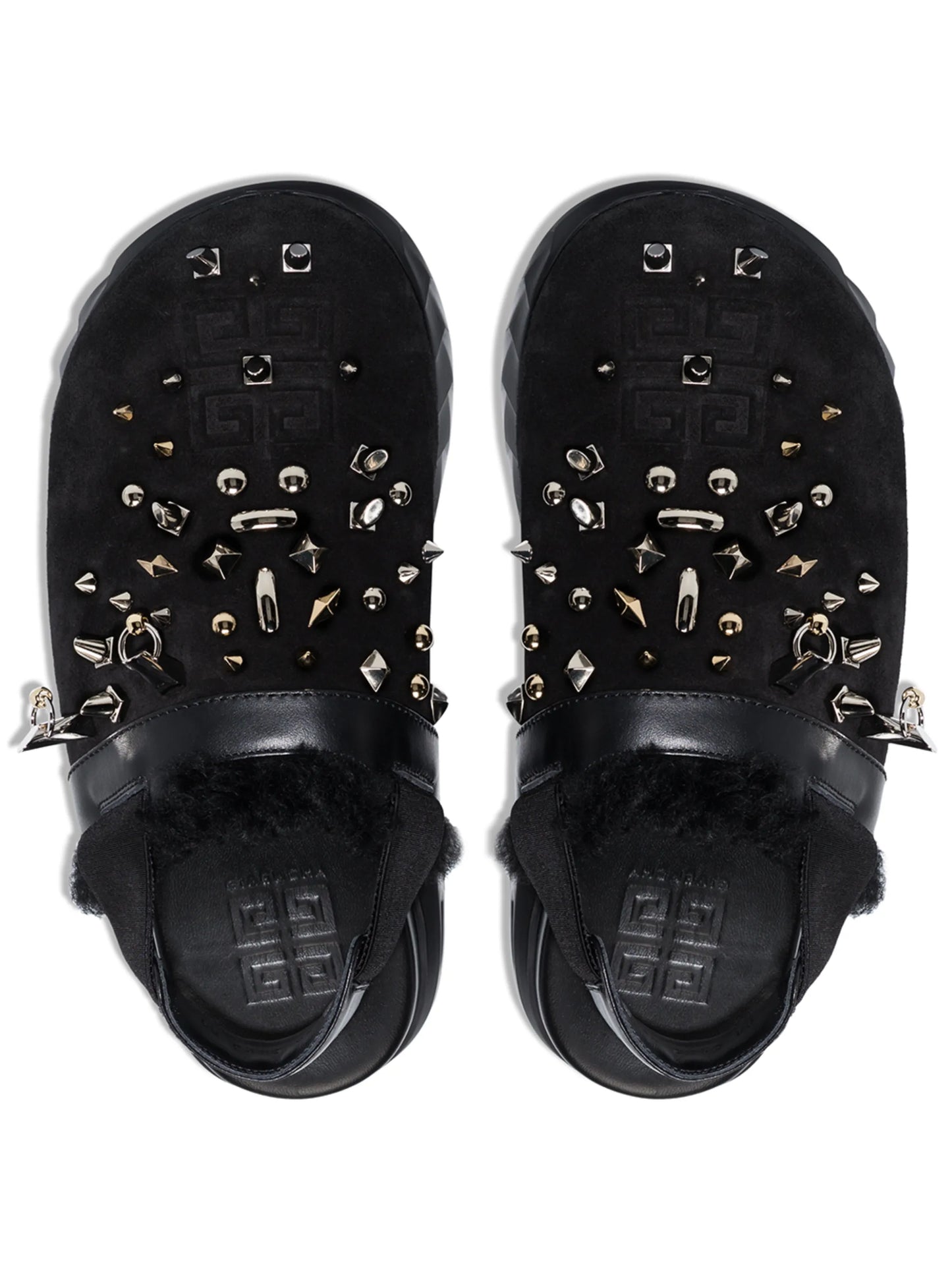 Marshmallow Spike slingback sandals