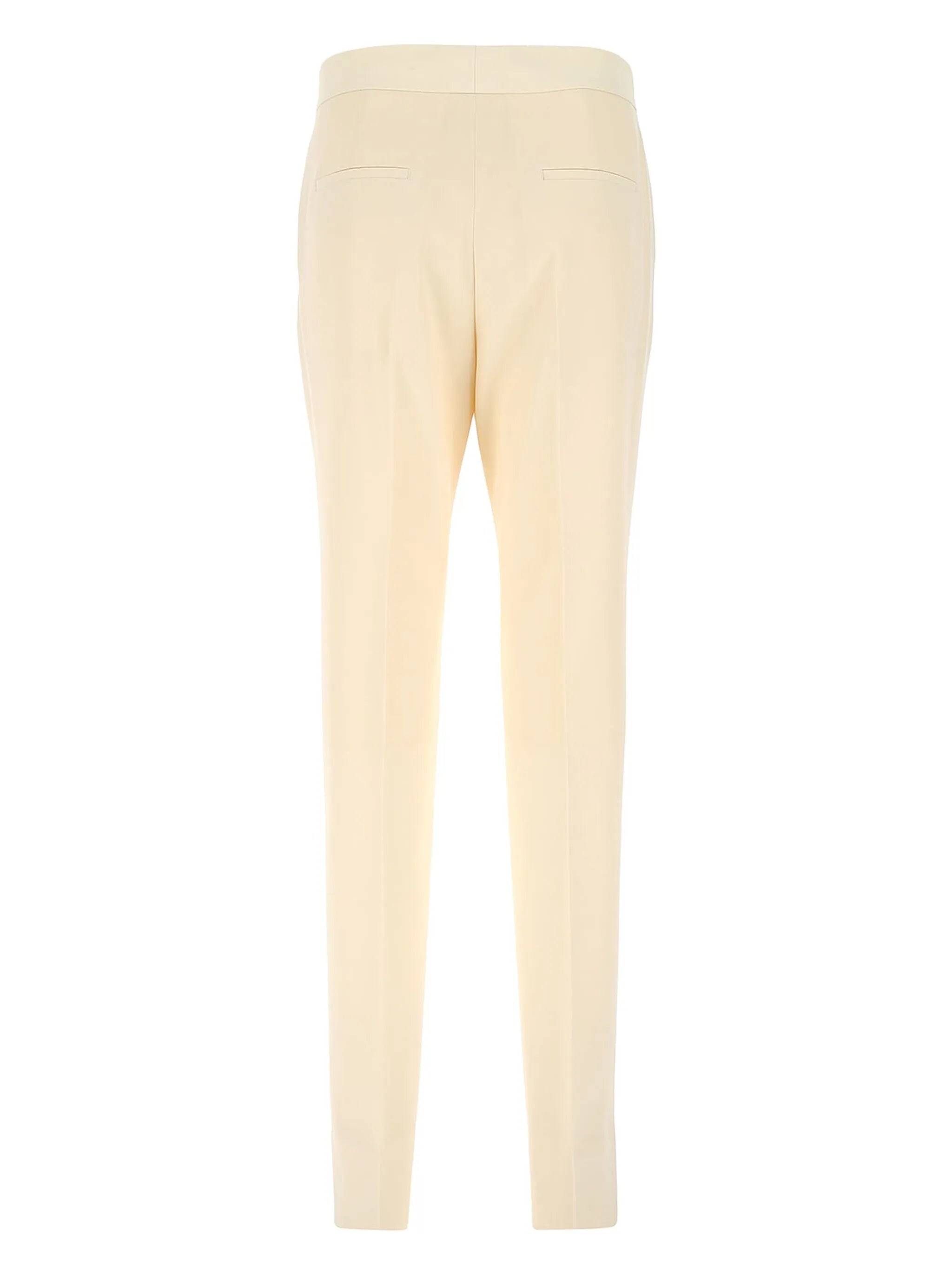 high-rise straight-leg trousers
