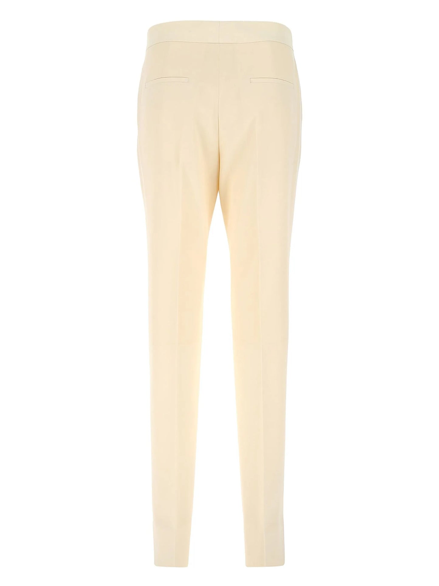 high-rise straight-leg trousers