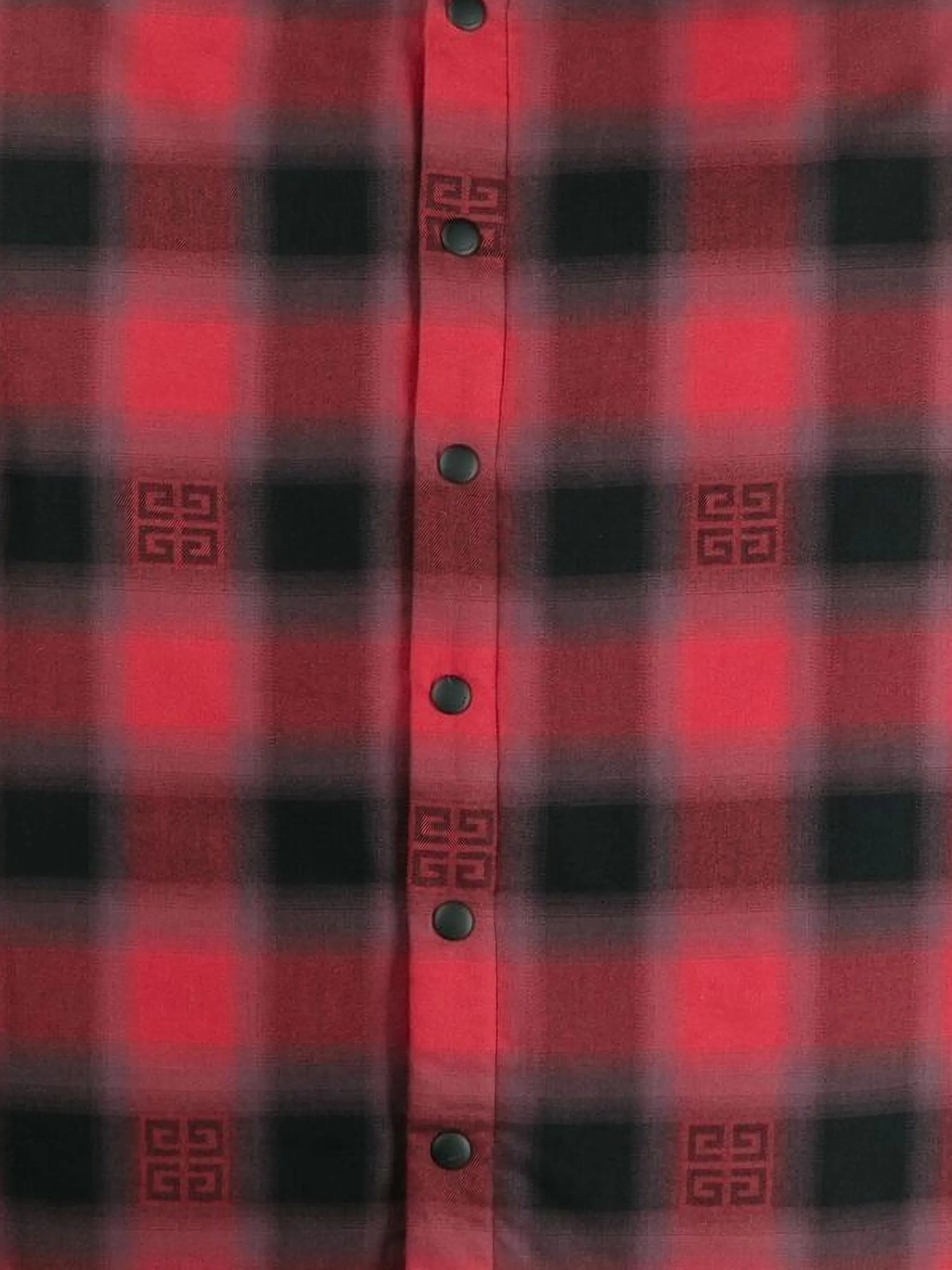 4G check-print padded shirt