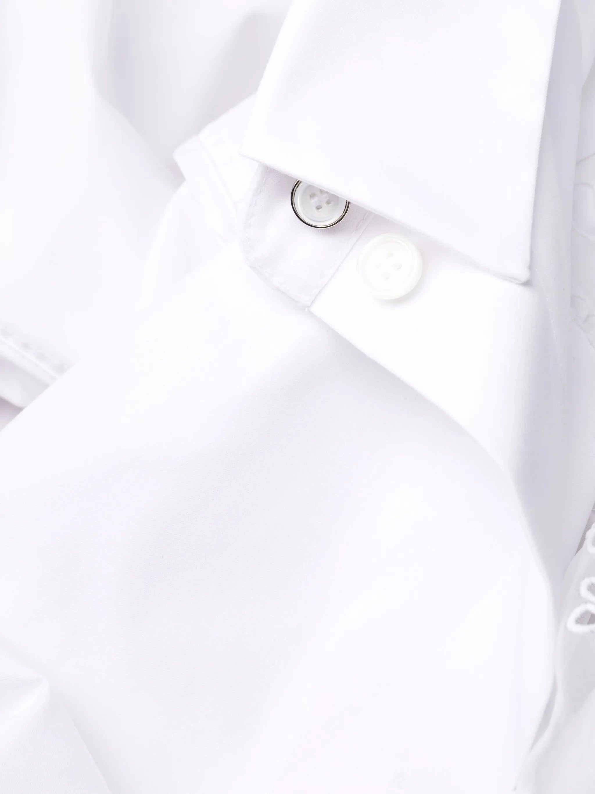 lace detail shirt dress
