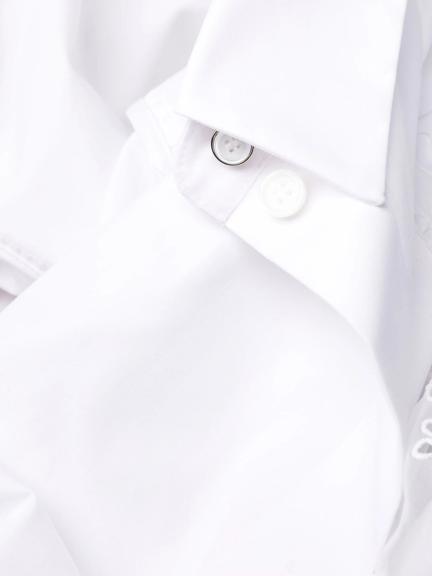 lace detail shirt dress