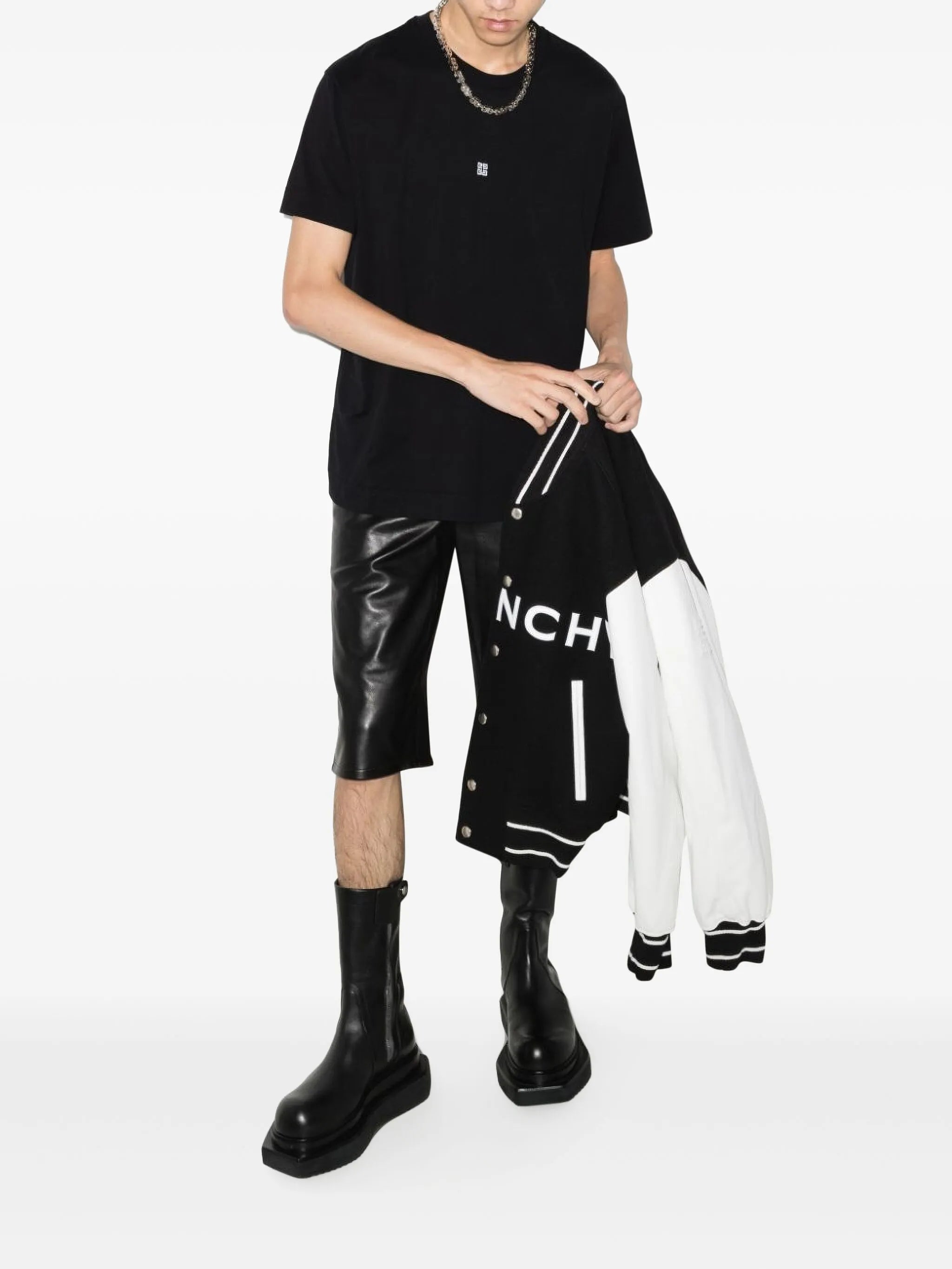 4G embroidered short-sleeve T-shirt