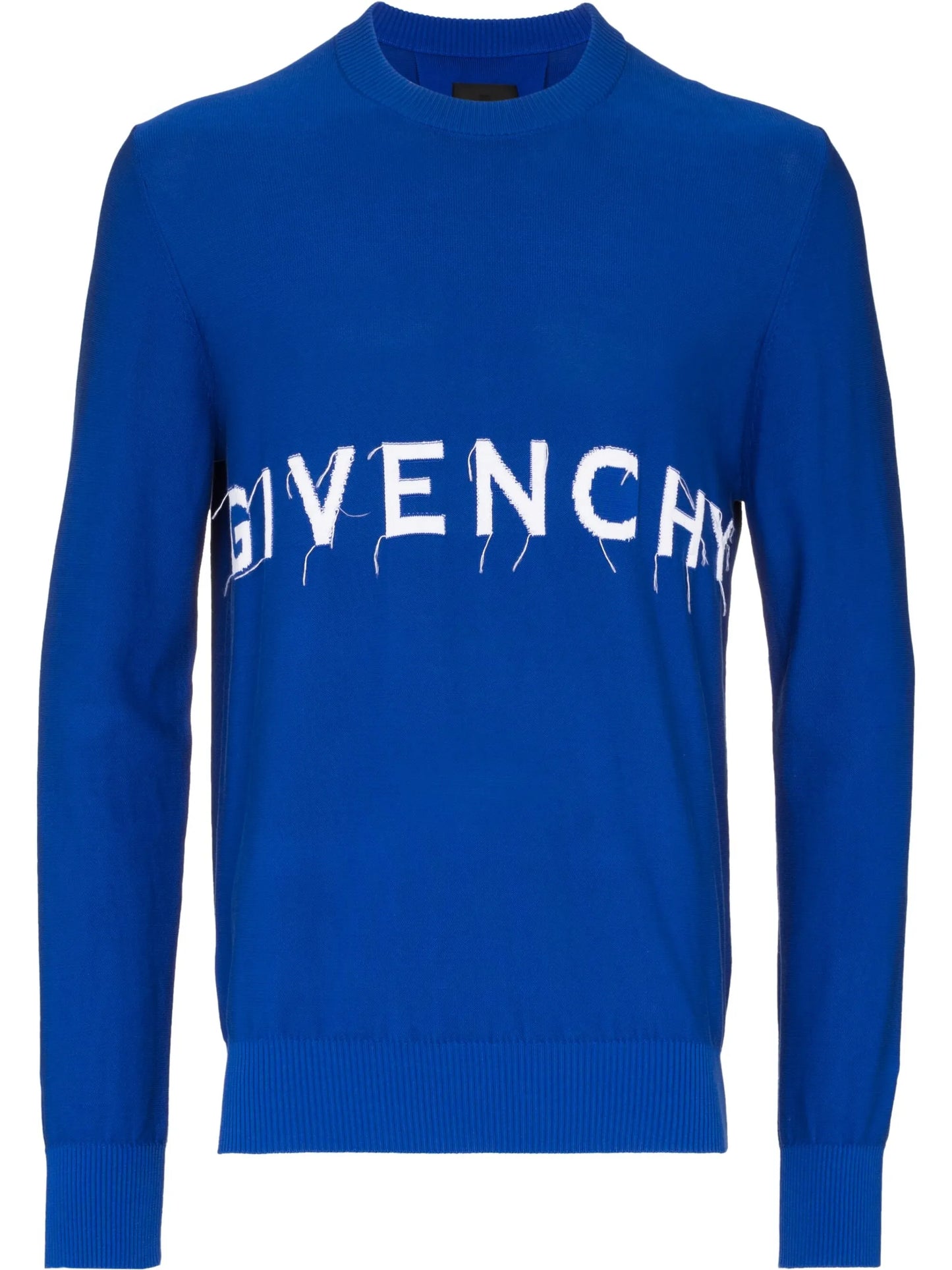 intarsia-knit logo jumper