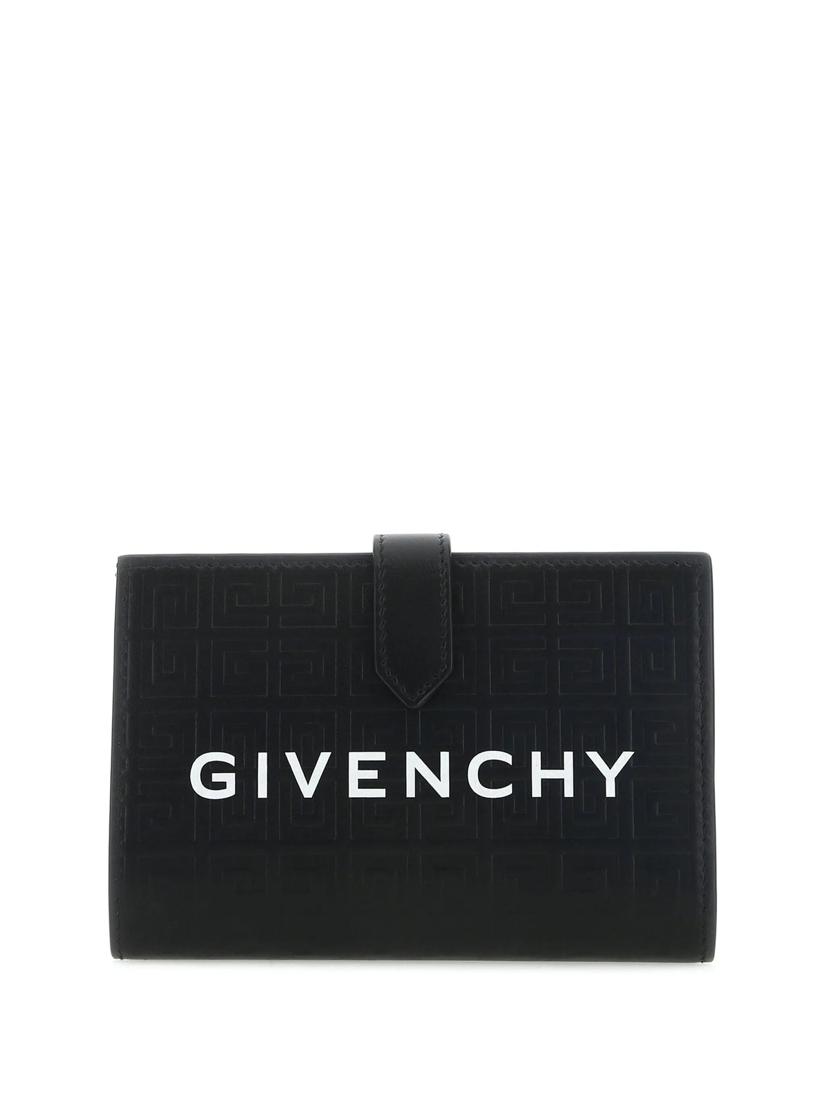 logo-print embossed wallet
