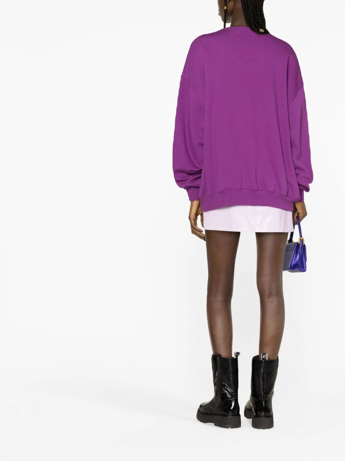 logo-print crew-neck jumper