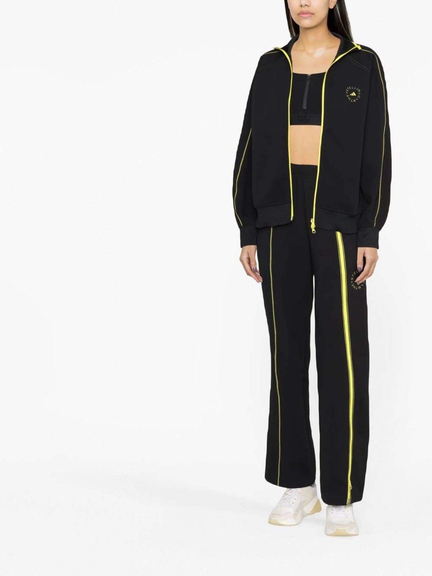 wide-leg track pants