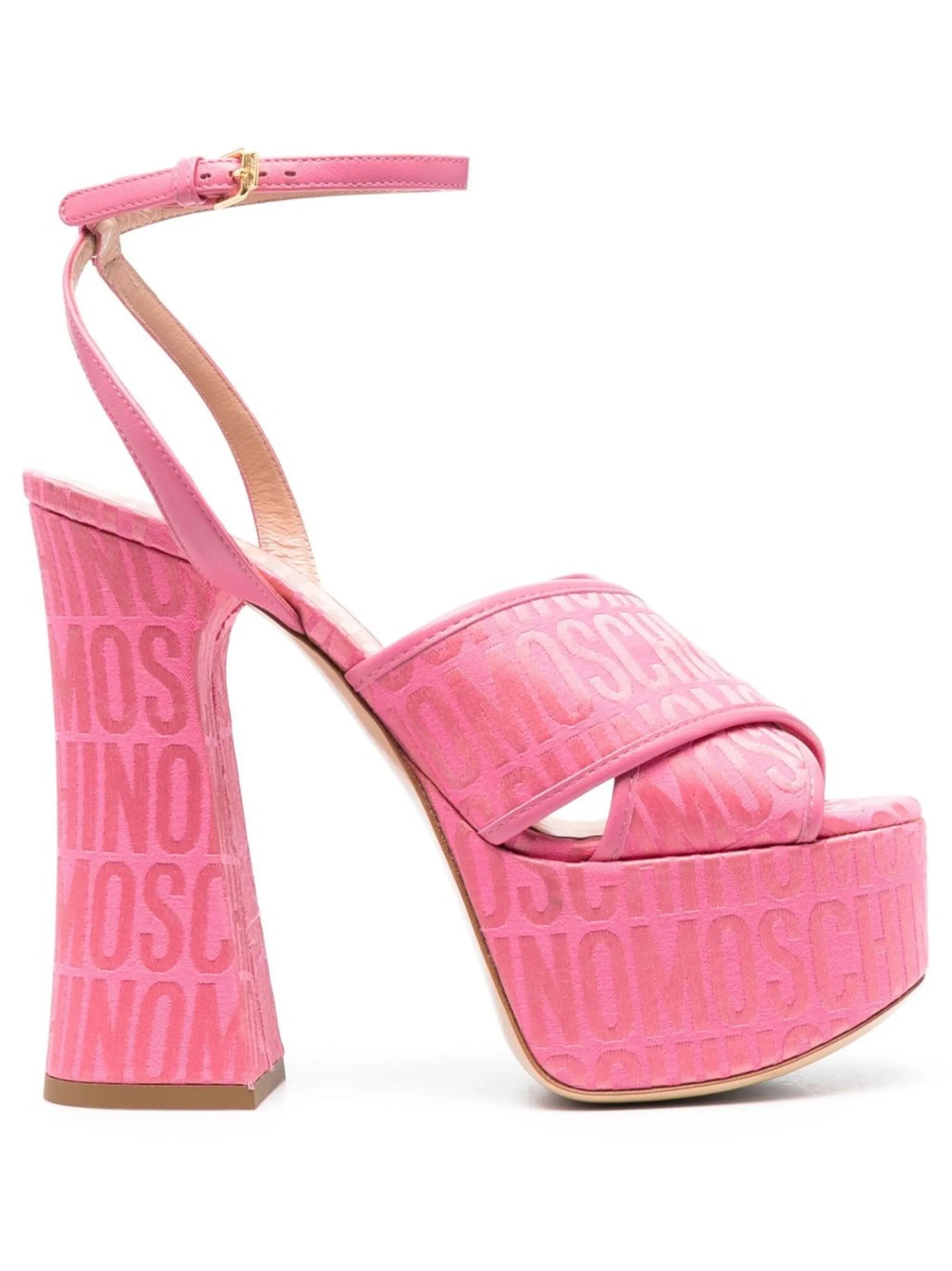 145mm logo-print platform sandals